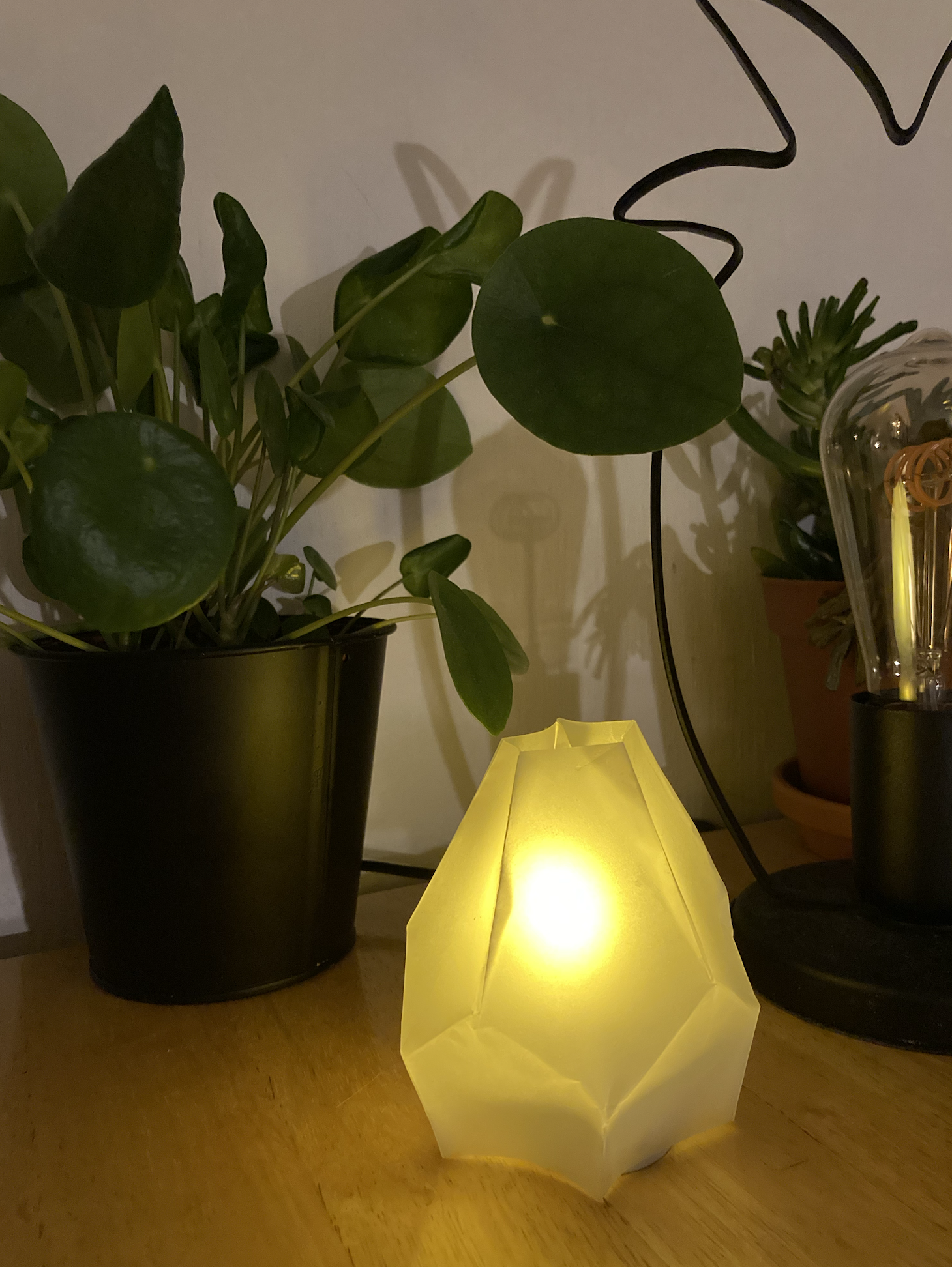 Geometric Paper Craft Forms - image 1 - student project