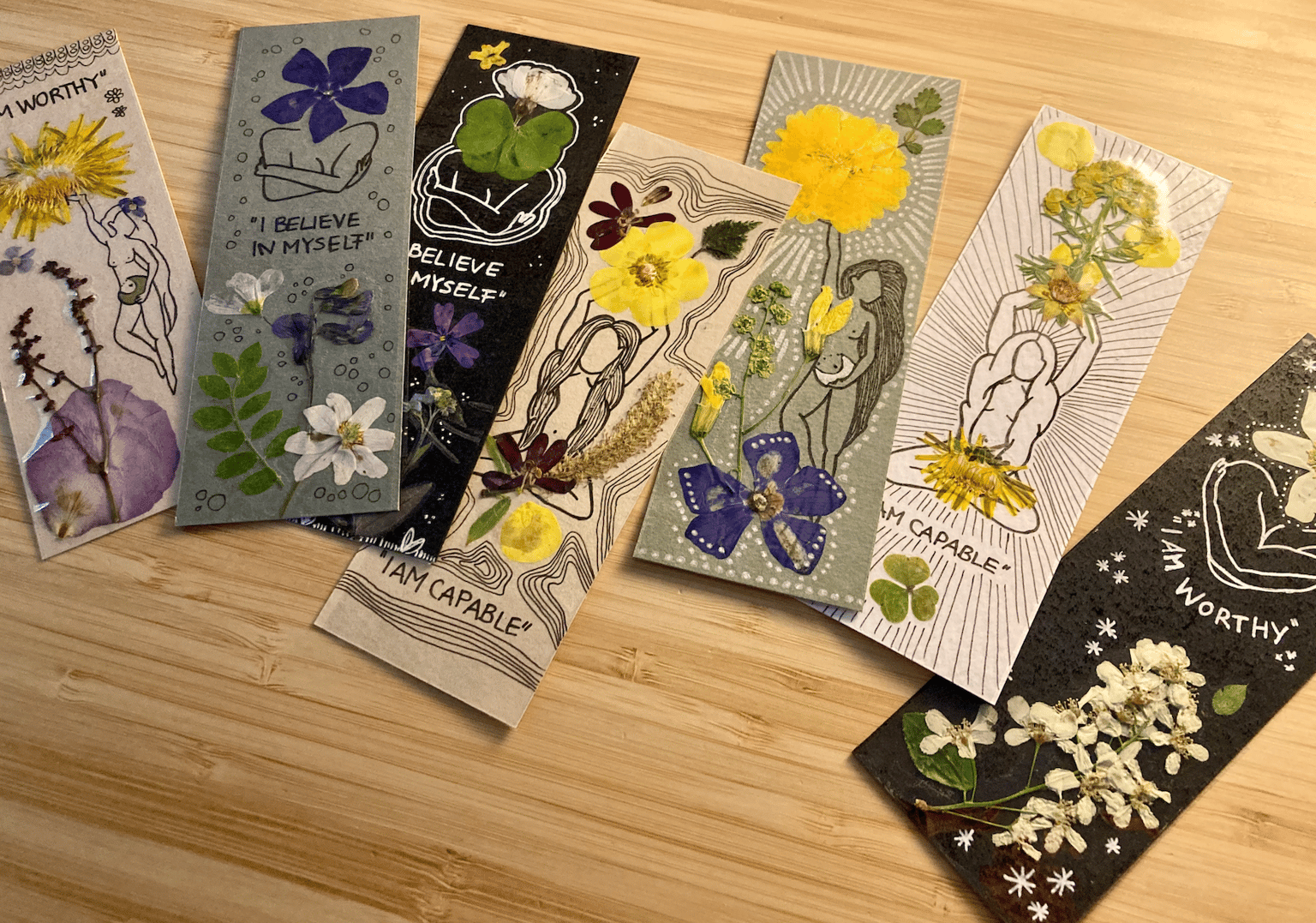 Affirmation Bookmarks - image 2 - student project
