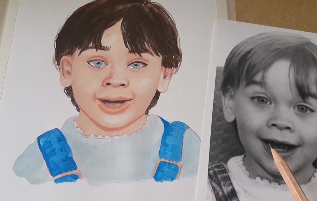 My Gouache & Colored Pencils Portraits - image 6 - student project