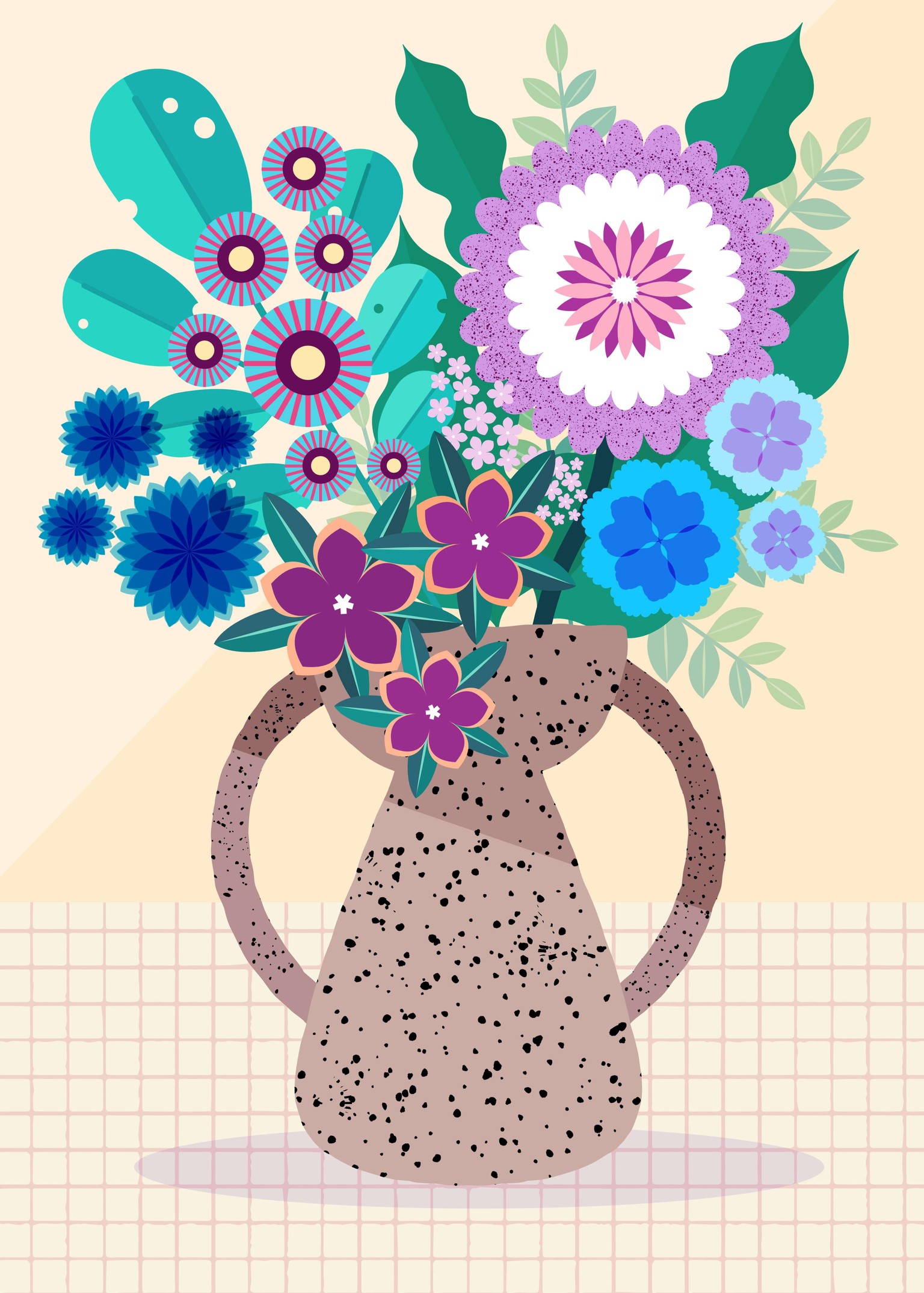 Vector Botanical Poster - image 2 - student project