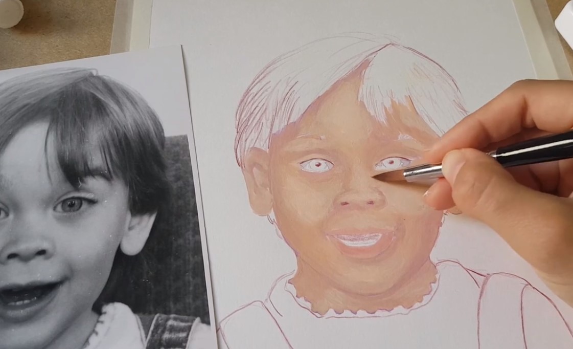 My Gouache & Colored Pencils Portraits - image 5 - student project