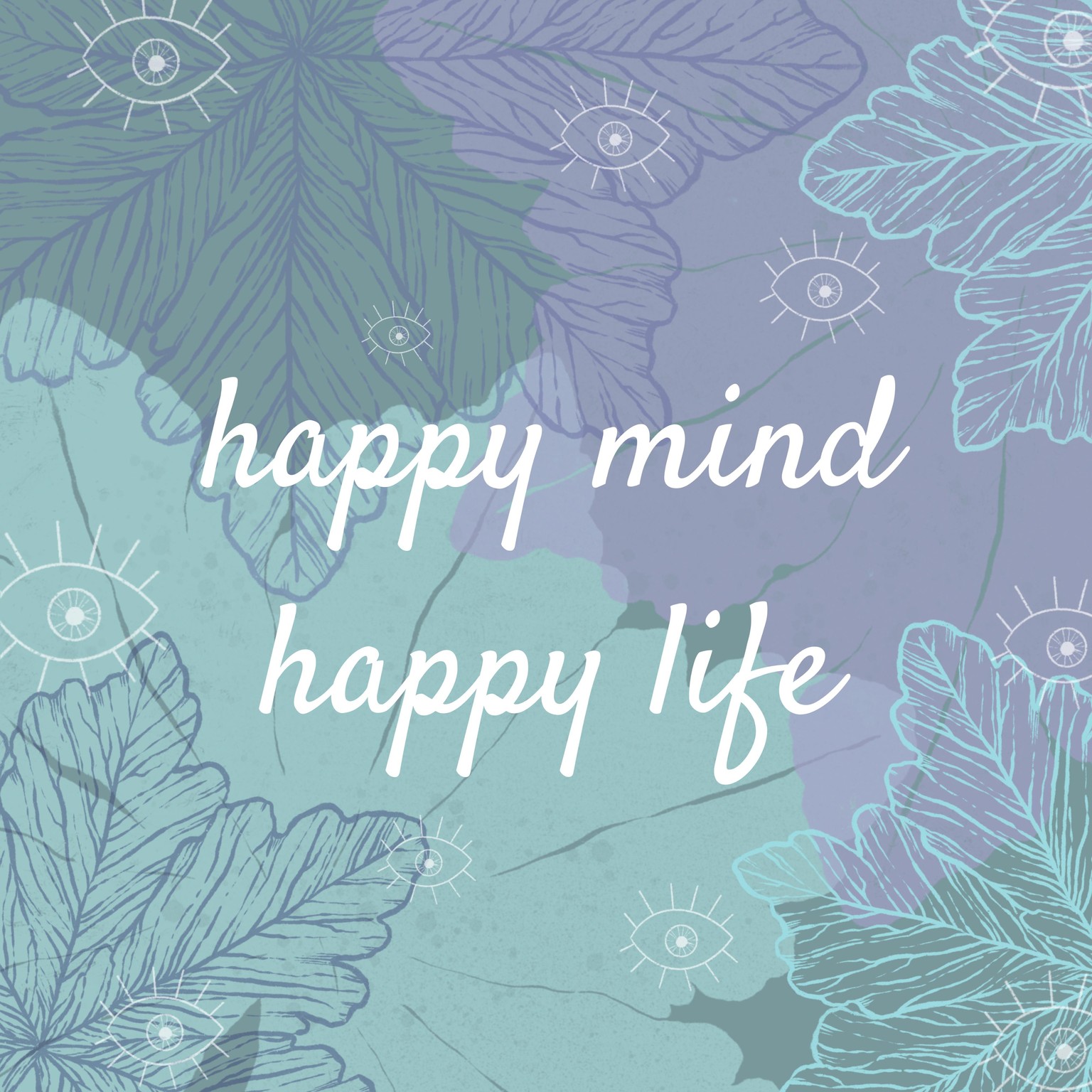 Procreate Plant Background Quote - image 1 - student project