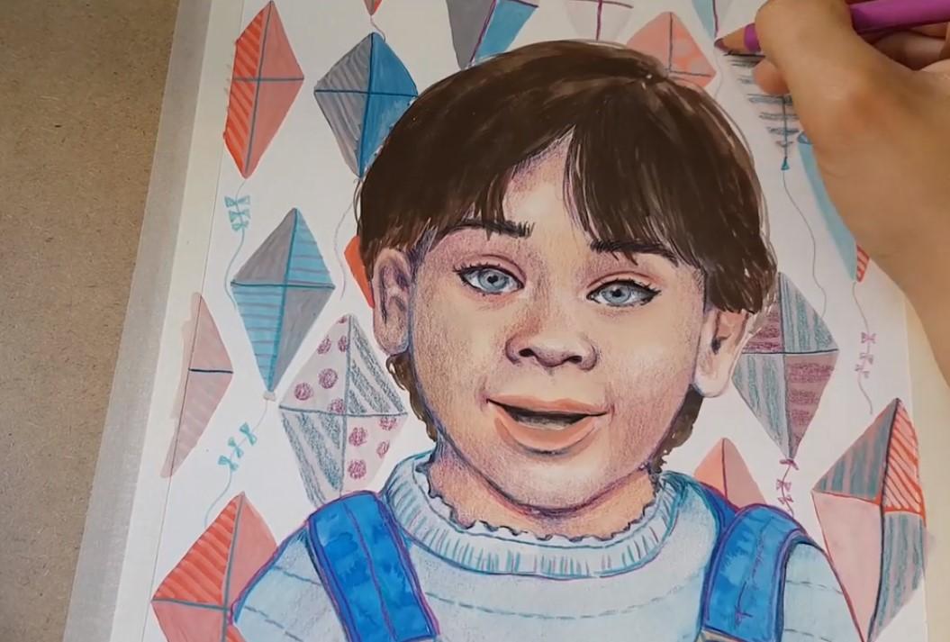My Gouache & Colored Pencils Portraits - image 8 - student project
