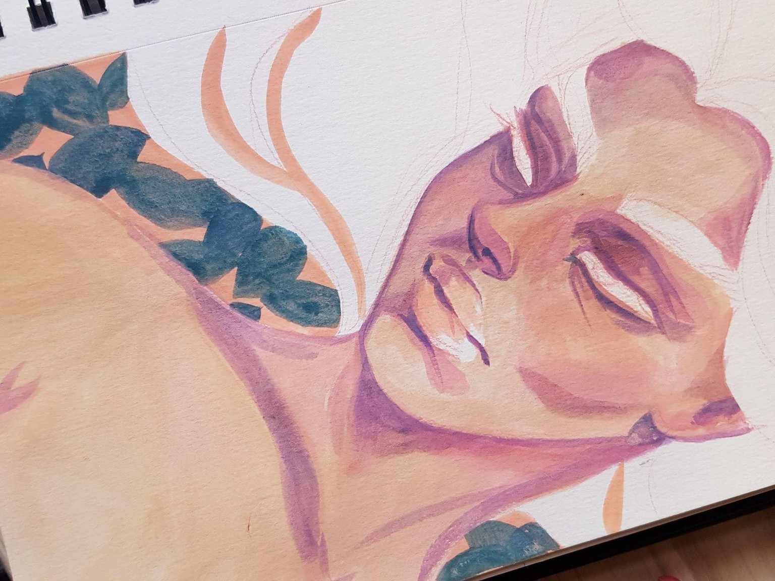 My Gouache & Colored Pencils Portraits - image 2 - student project
