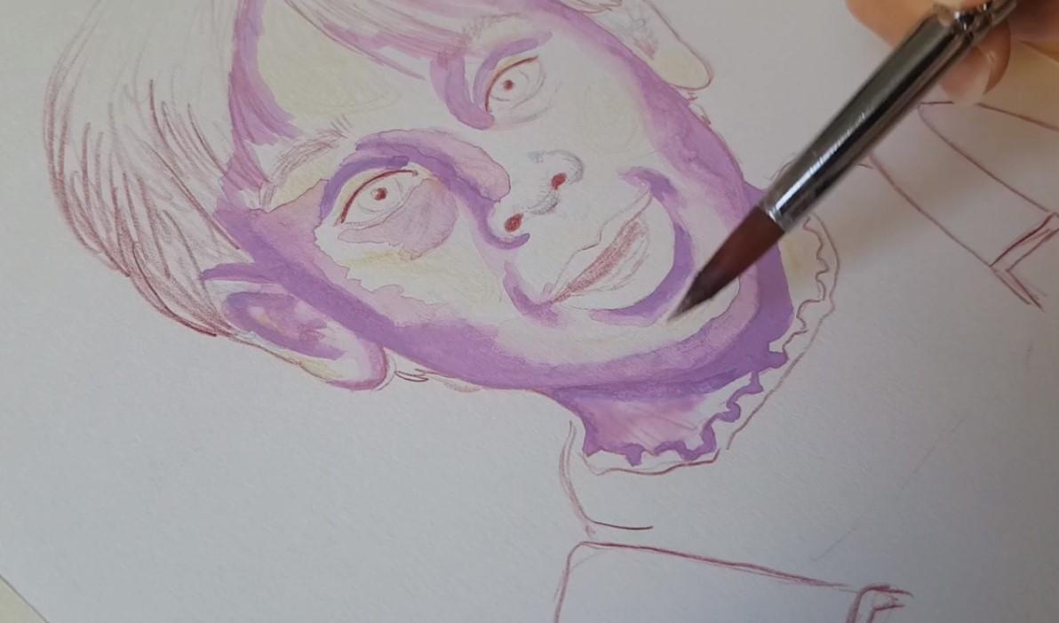 My Gouache & Colored Pencils Portraits - image 4 - student project