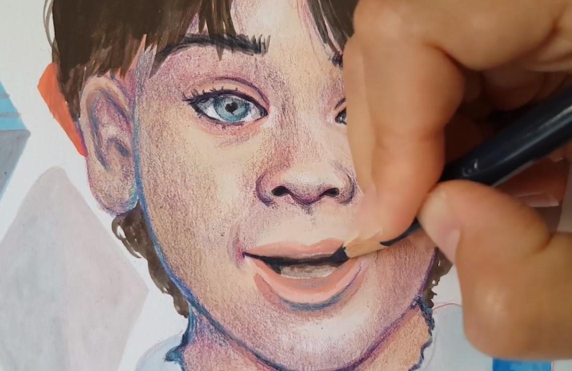 My Gouache & Colored Pencils Portraits - image 7 - student project