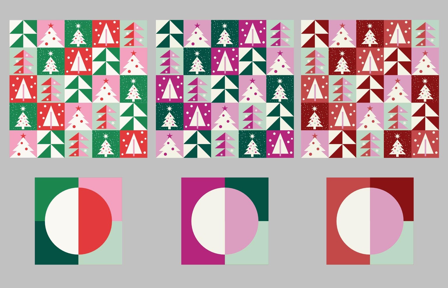 Oh Christmas Tree! My festive checkered patterns in Affinity - image 1 - student project