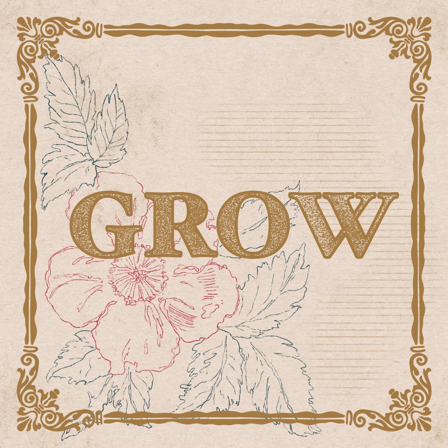 A quick vintage Procreate creation - image 1 - student project