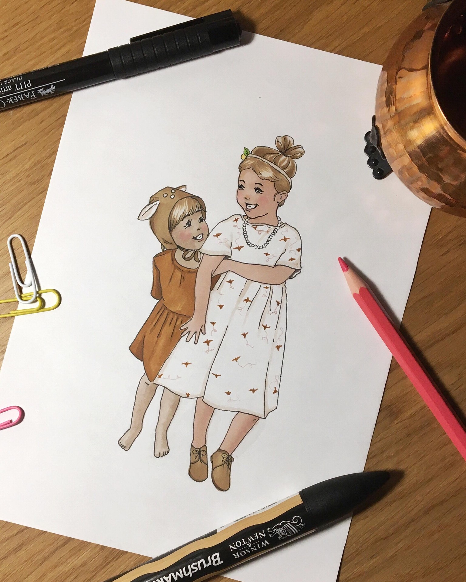 Used brushmarkers in this one..:) Hope you can give me some advice. :) - image 4 - student project