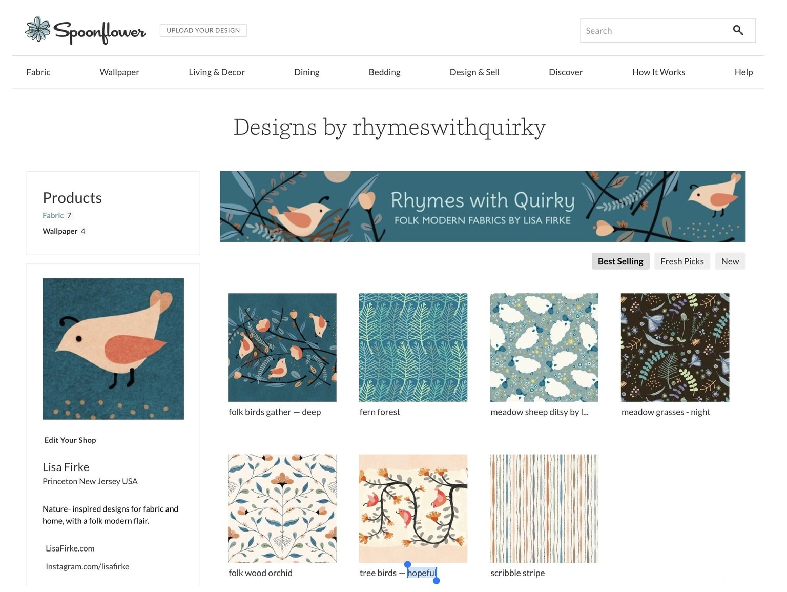 Getting my Spoonflower shop up and running - image 2 - student project