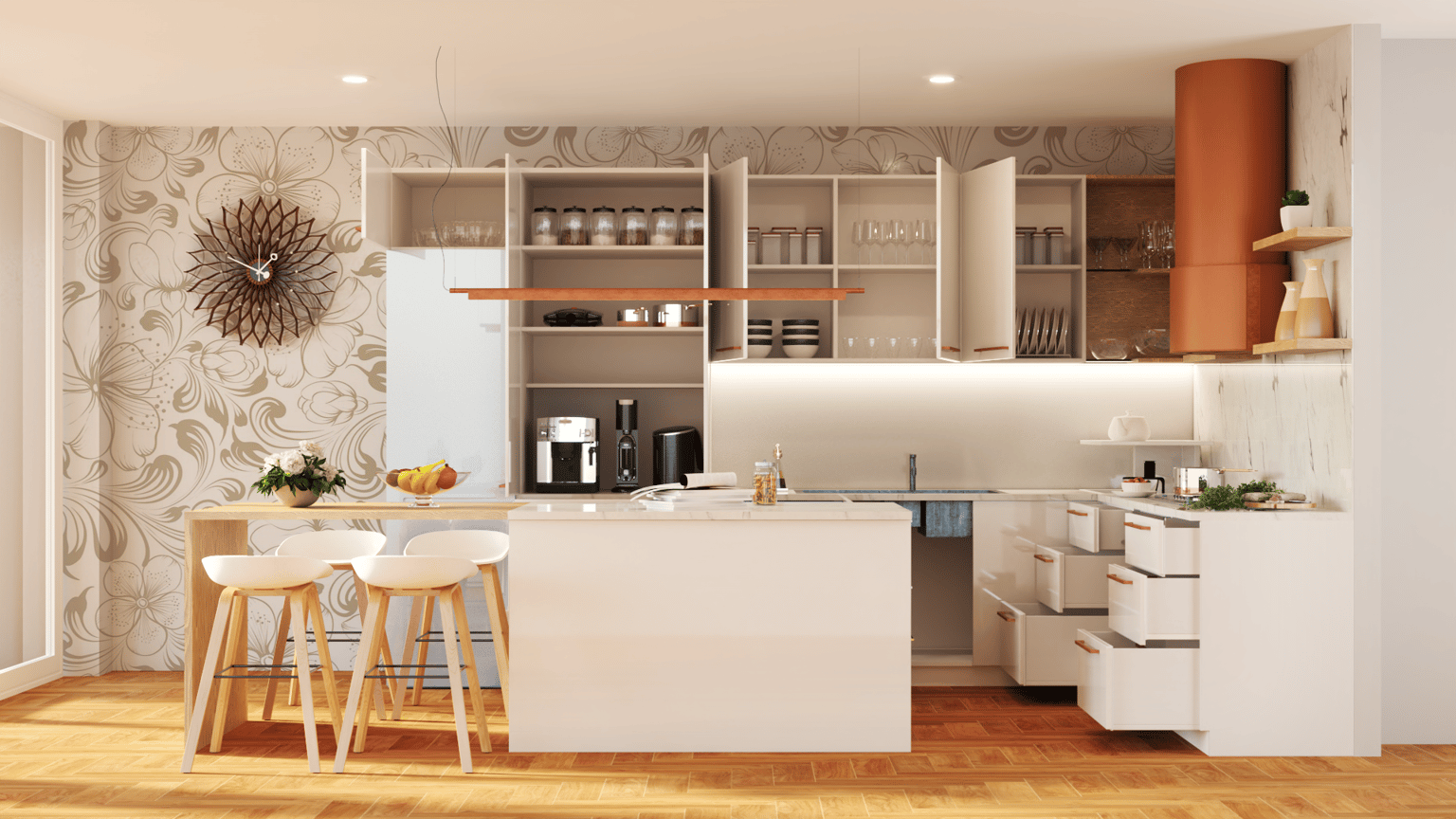 Kitchen render - image 1 - student project