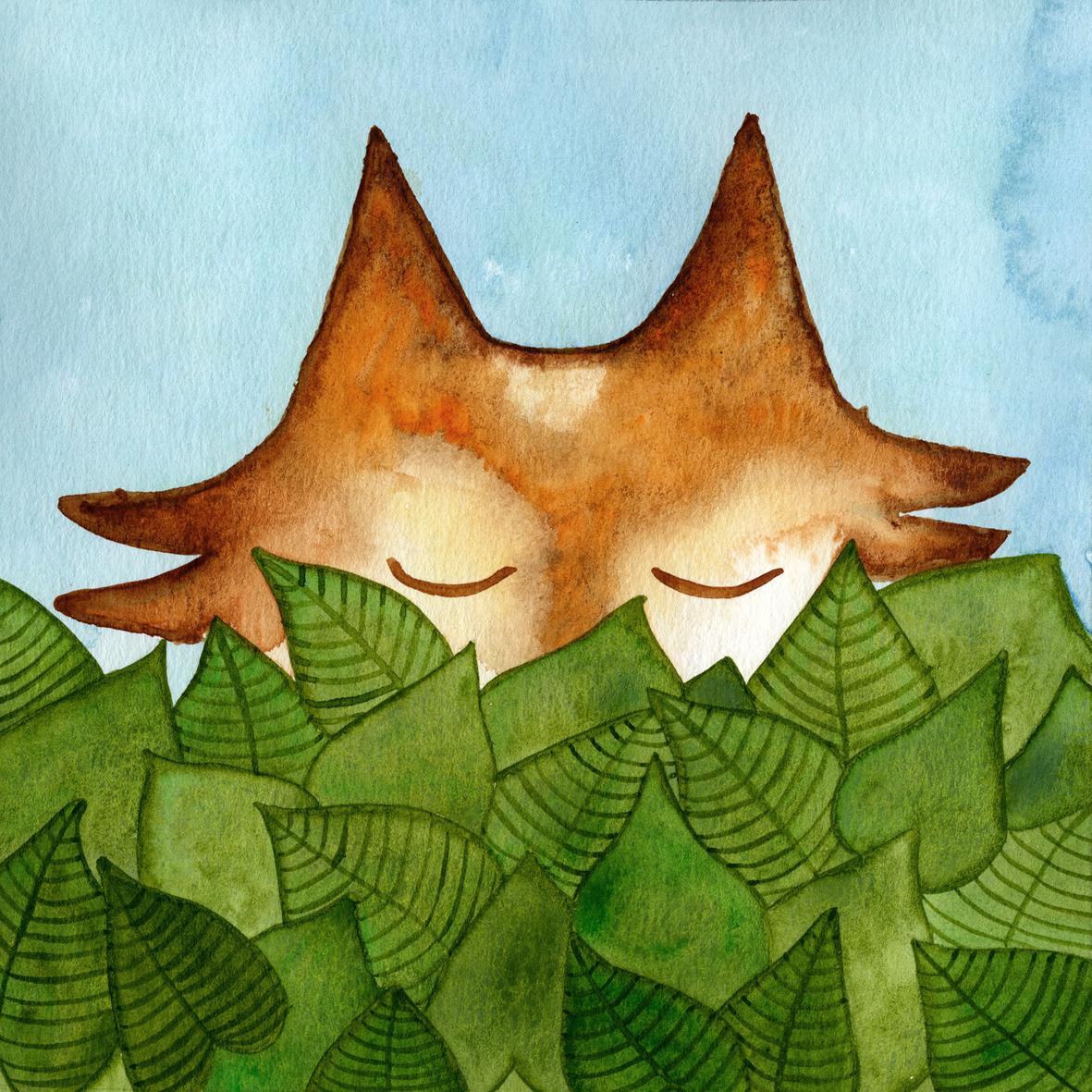 a hidding fox! - image 3 - student project