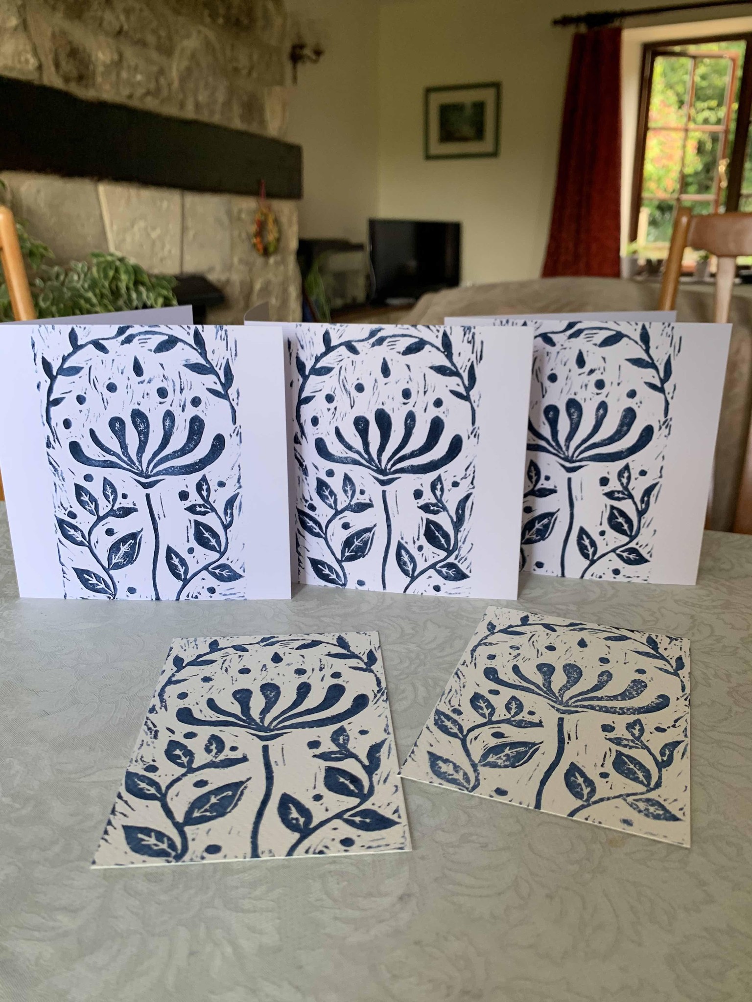 Georgie's printmaking - Midnight Honeysuckle - image 1 - student project