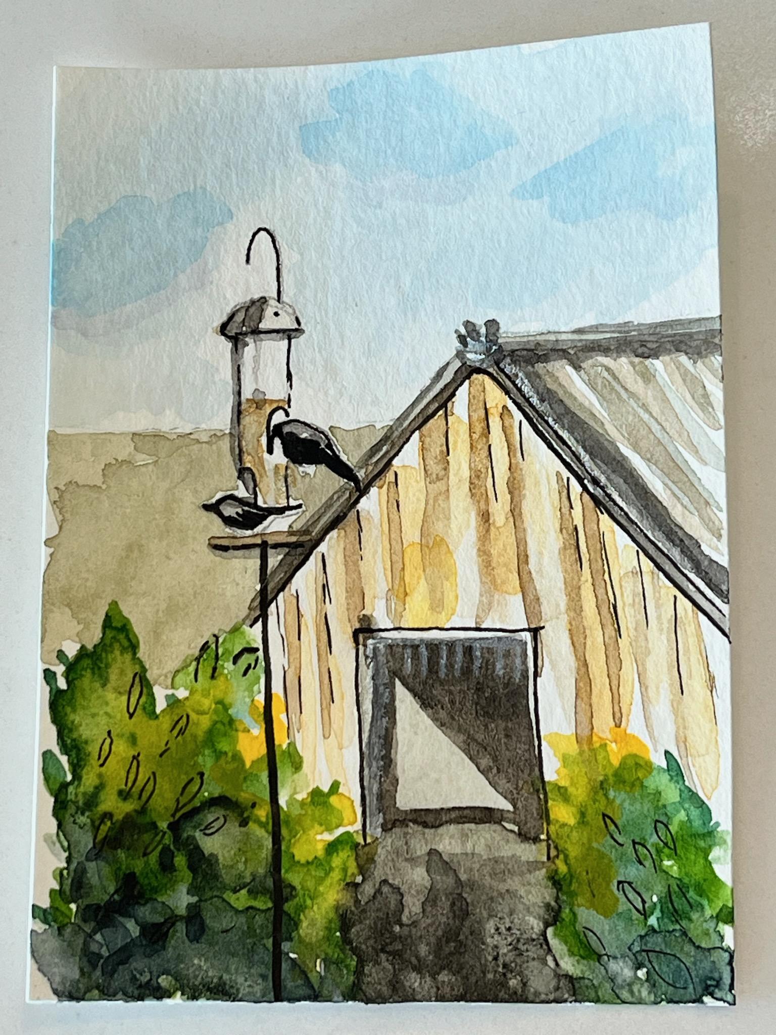 Bird feeder and barn - image 1 - student project