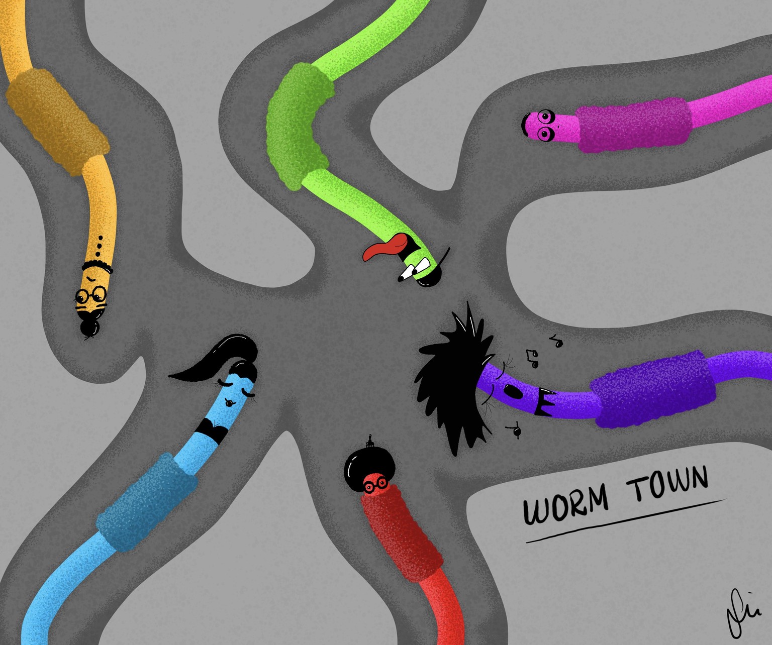 Worm Town - image 1 - student project