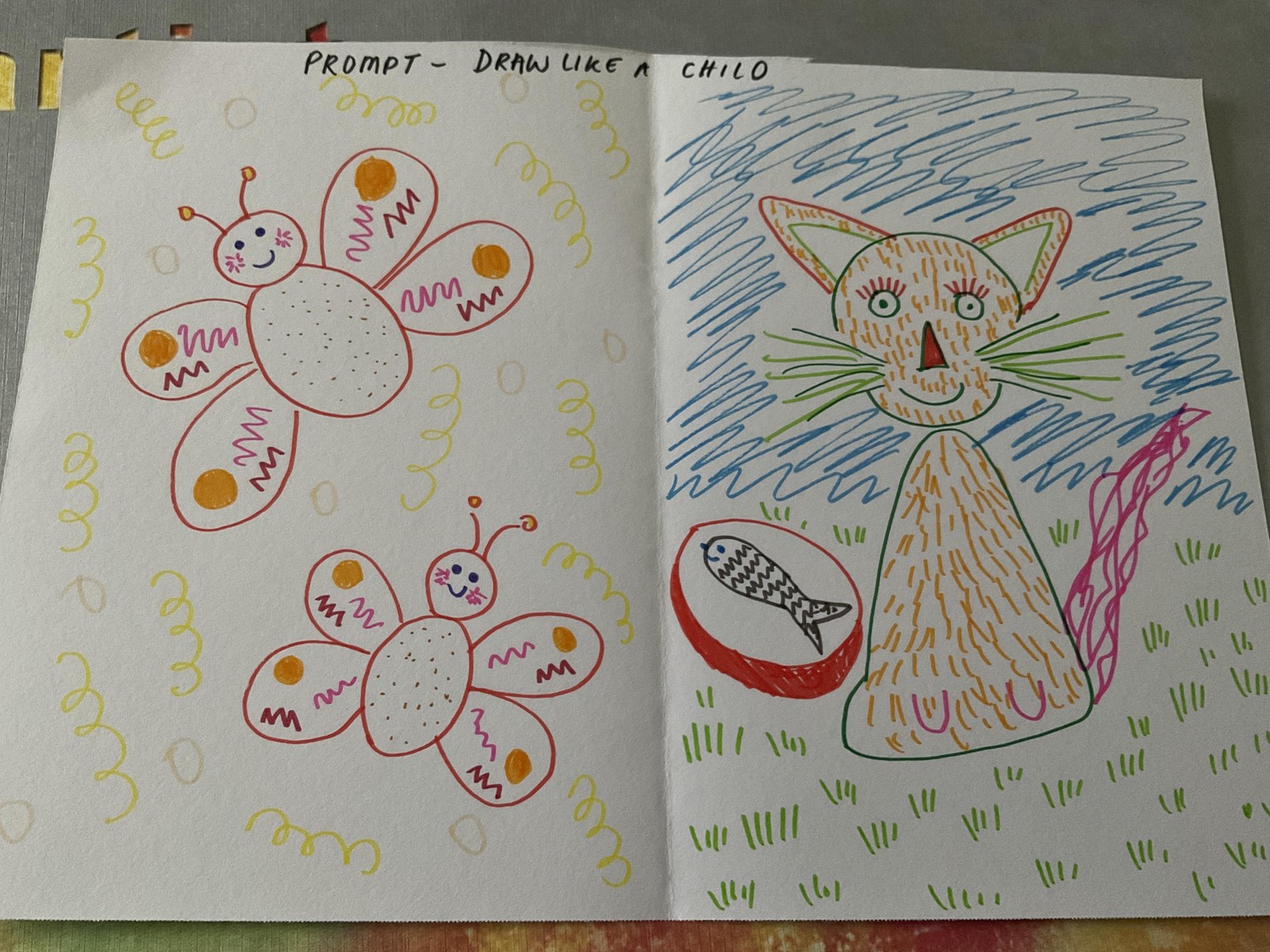 Go big and draw like a child - image 1 - student project