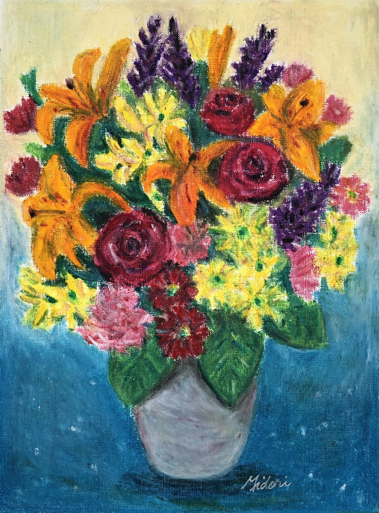 BOUQUET IN A VASE - image 1 - student project