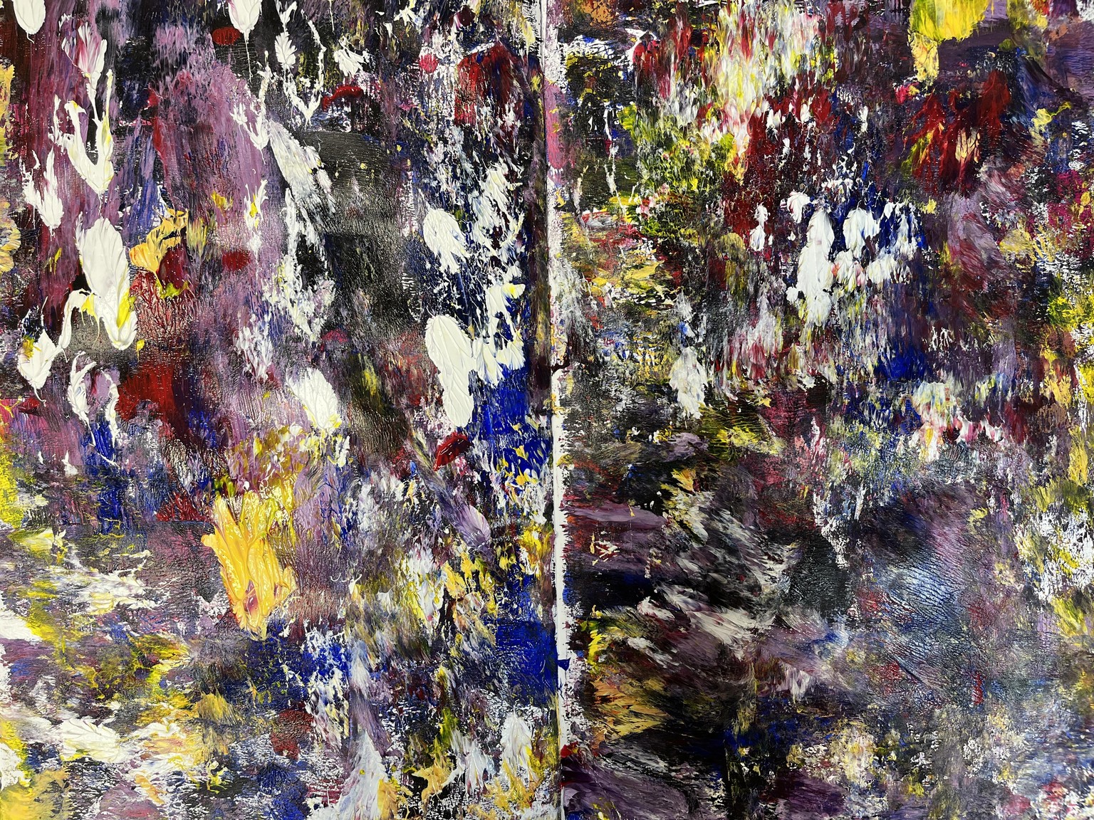 Leftover Paint Sketchbook Spreads and Collage Papers - image 11 - student project