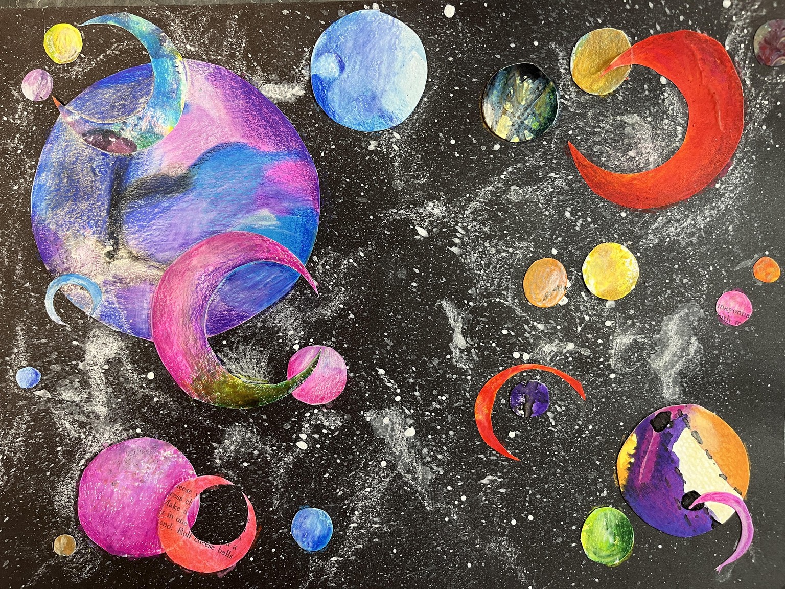 Mixed Media Space Collage Fun! - image 1 - student project