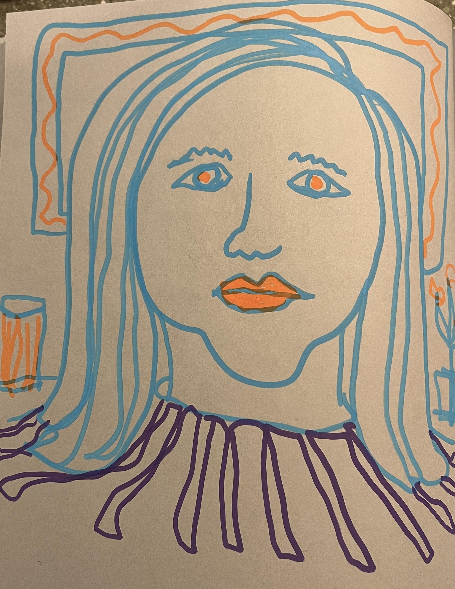 Self-portraits using Amber's tips - image 2 - student project