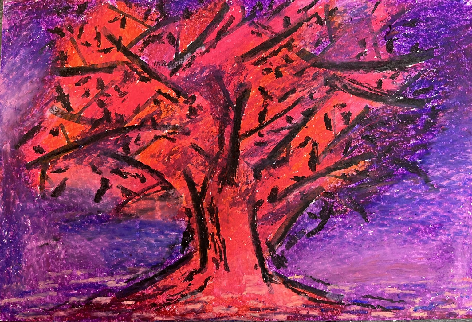 Piet Mondrian Inspired Tree - image 1 - student project