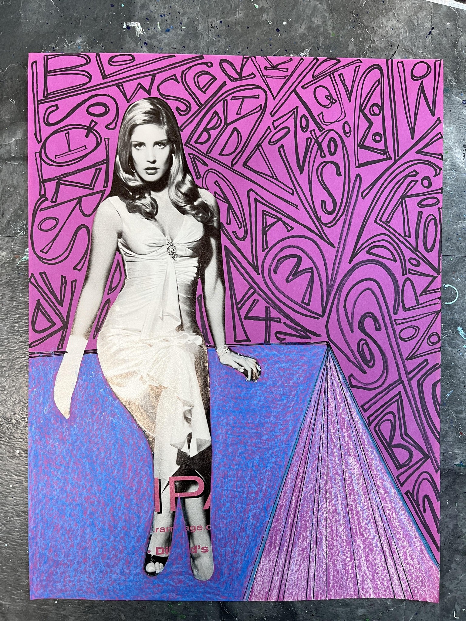 Magazine Figure Doodles - image 1 - student project
