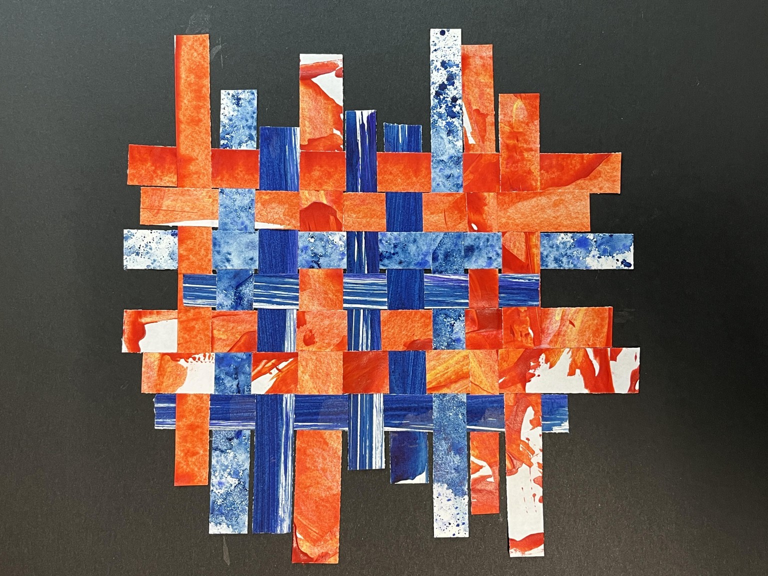 Mixed Media Paper Weaving - image 1 - student project