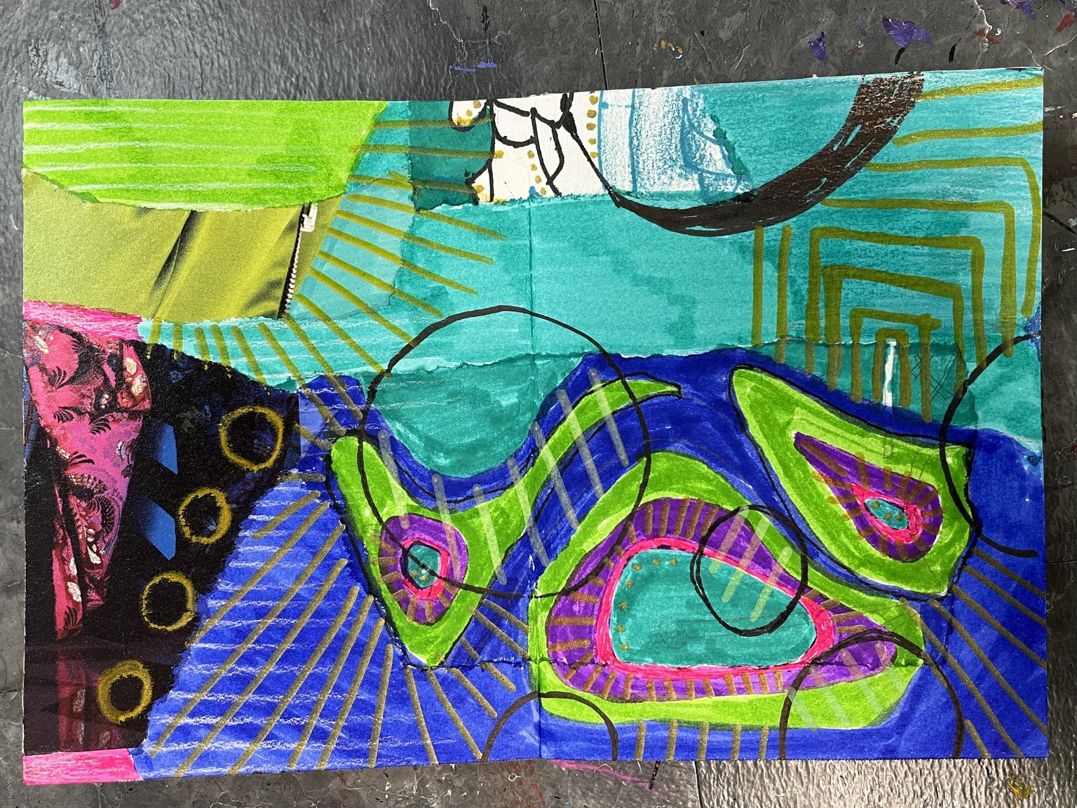 Mixed Media Collage Inspiration Fun - image 6 - student project