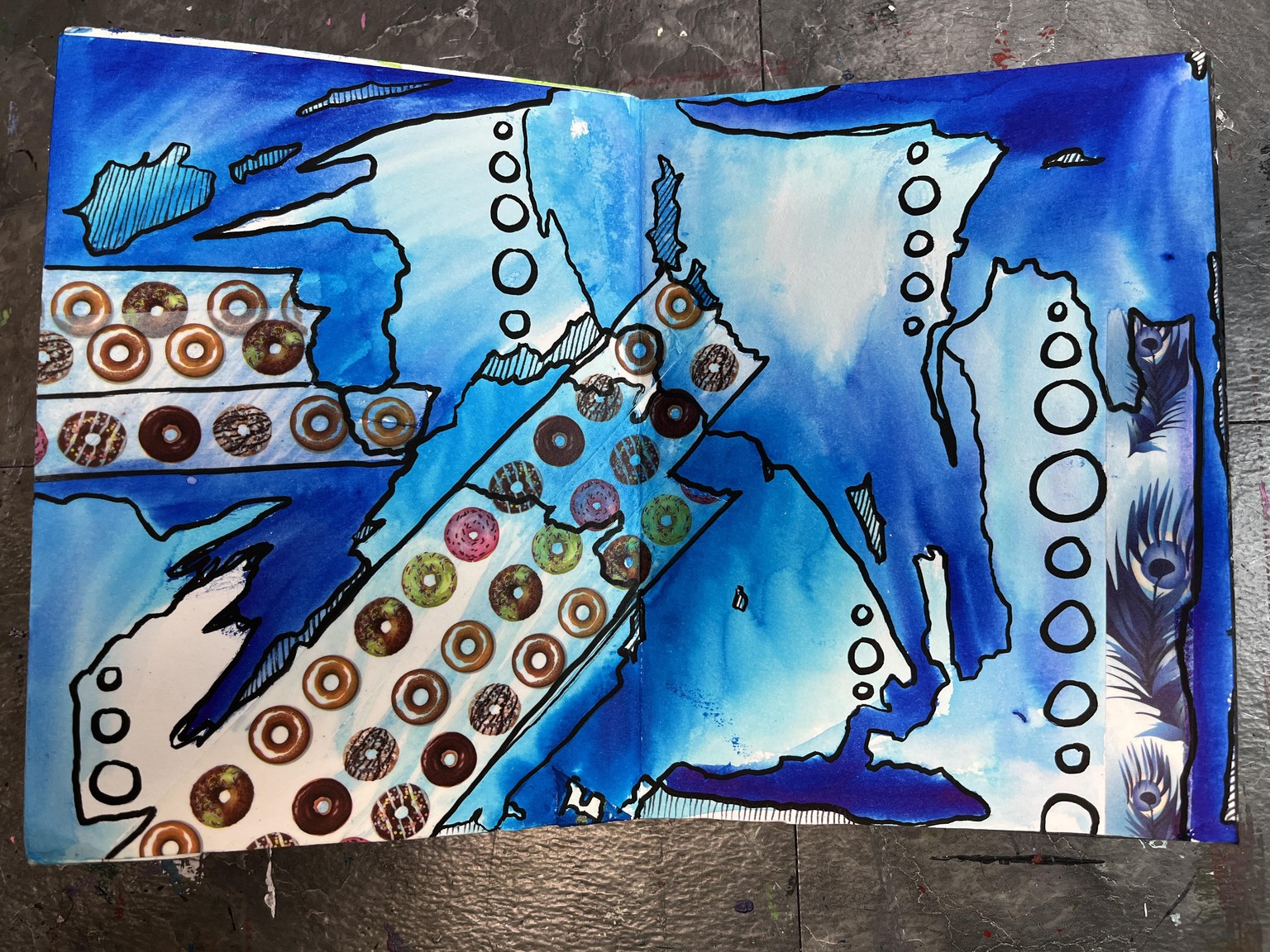 Mixed Media Collage Inspiration Fun - image 2 - student project