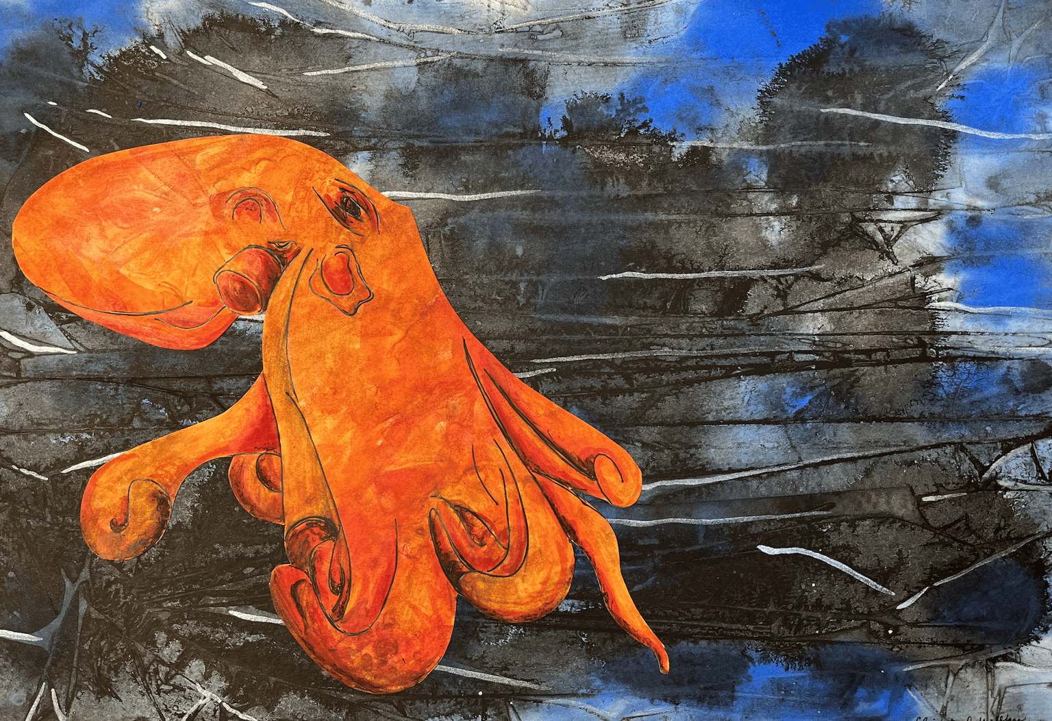 Sea Turtle, Octopus, Sea Horse, and Puffin - image 3 - student project