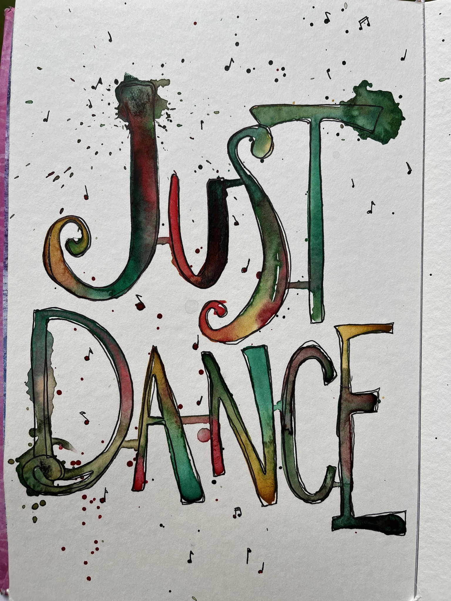 Beginning Water Lettering - image 2 - student project