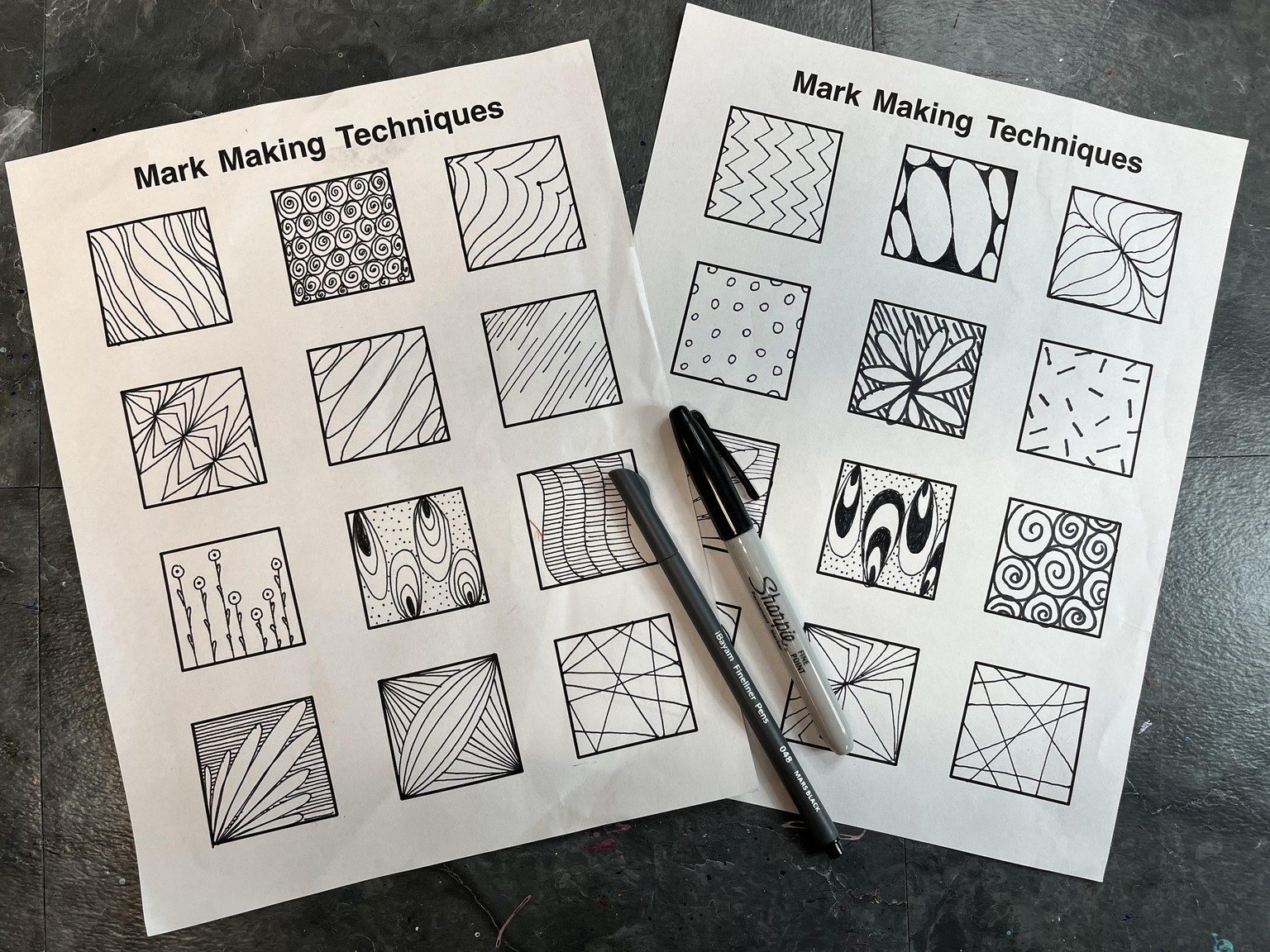 Magazine Figure Doodles - image 2 - student project