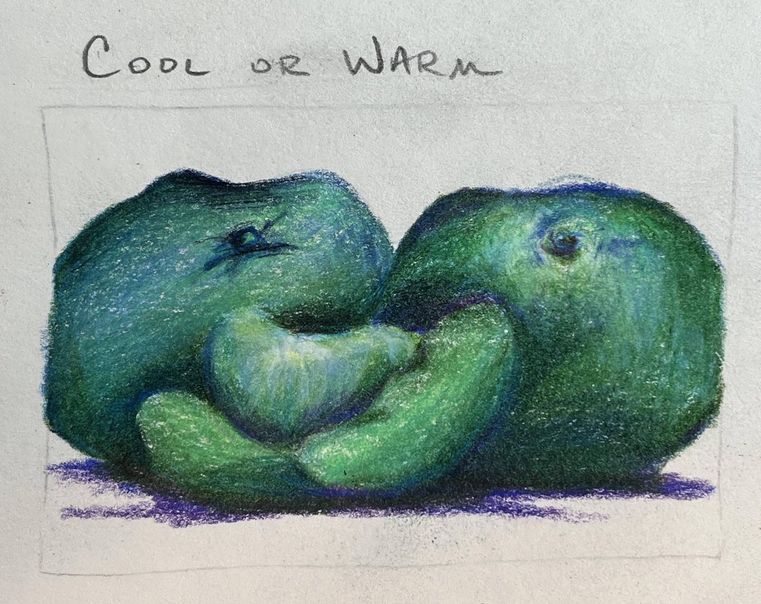 Color Theory Colored Pencil Fun - image 2 - student project