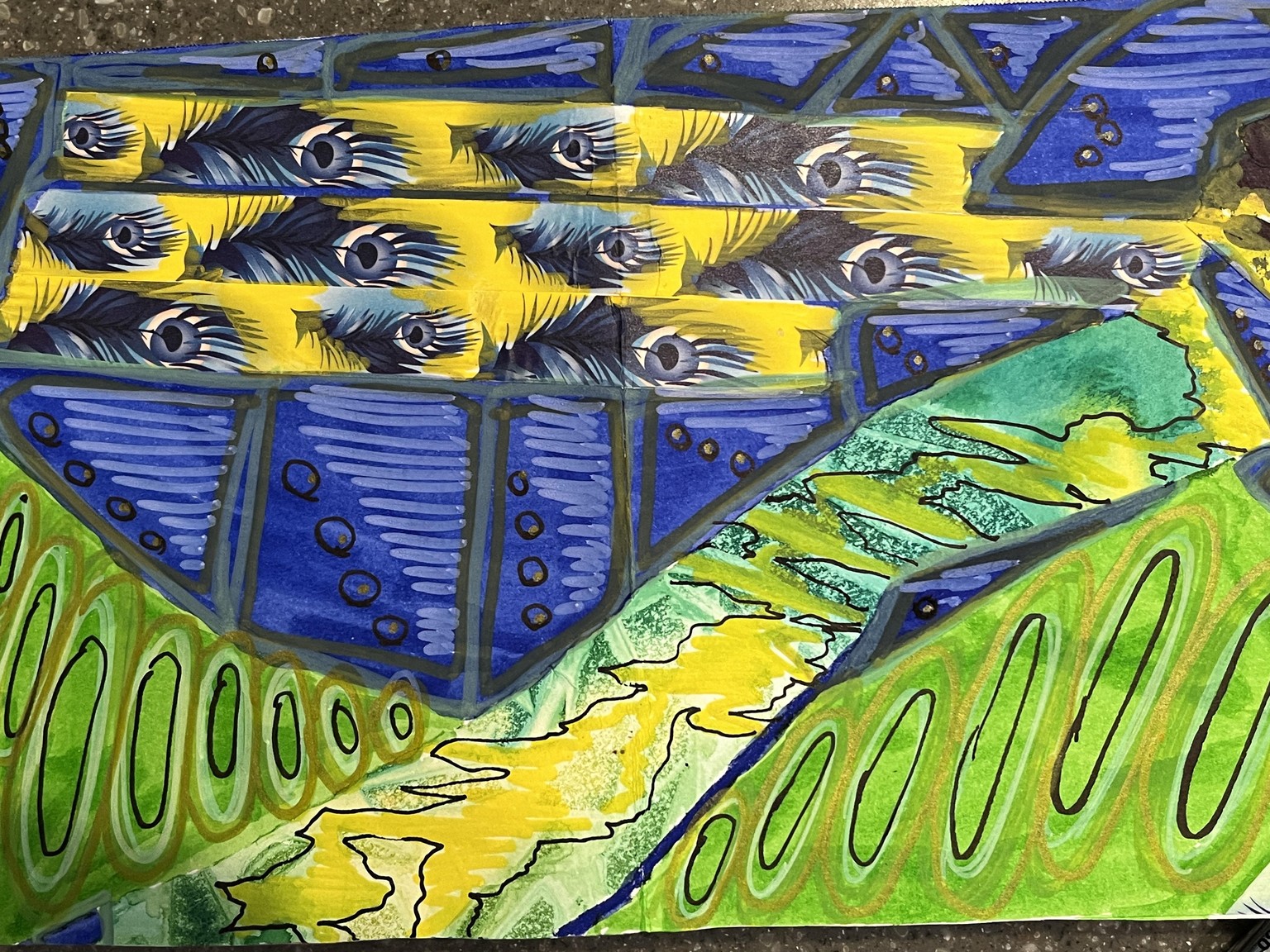 Mixed Media Collage Inspiration Fun - image 10 - student project
