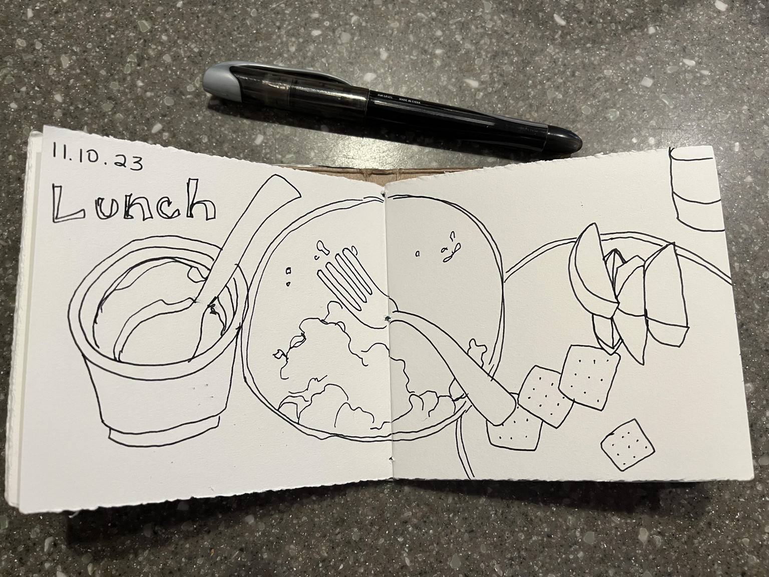 Sketching Breakfast - image 4 - student project