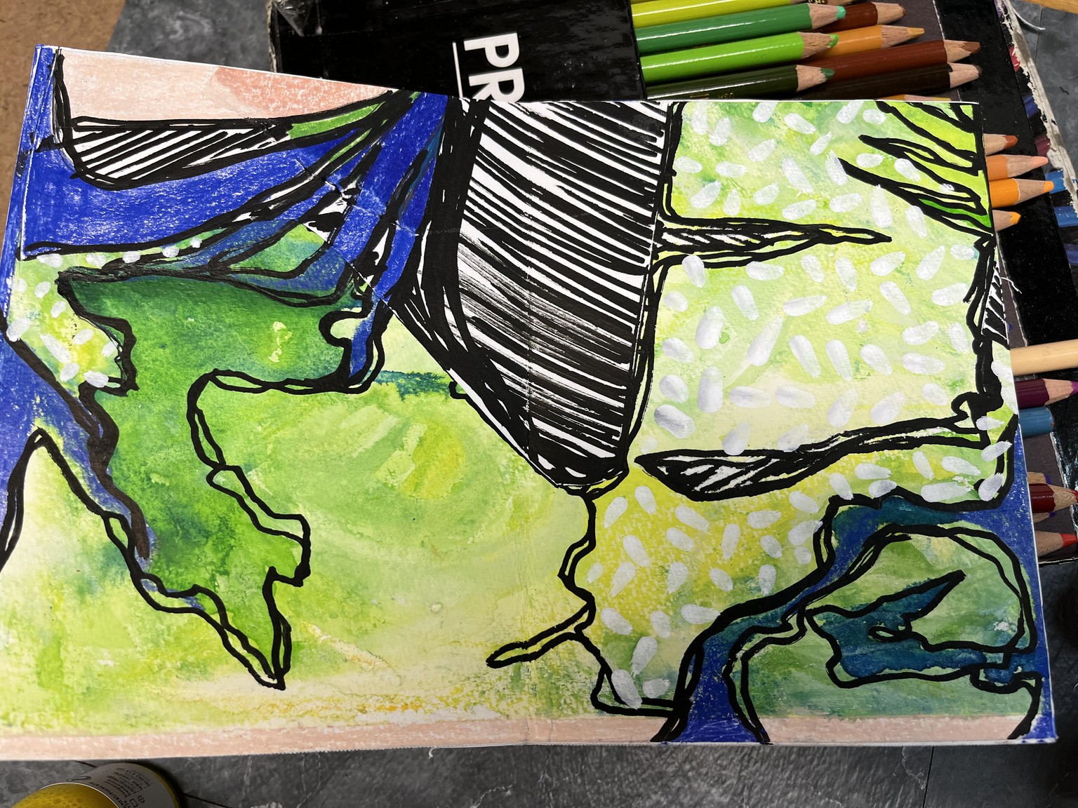 Mixed Media Collage Inspiration Fun - image 11 - student project