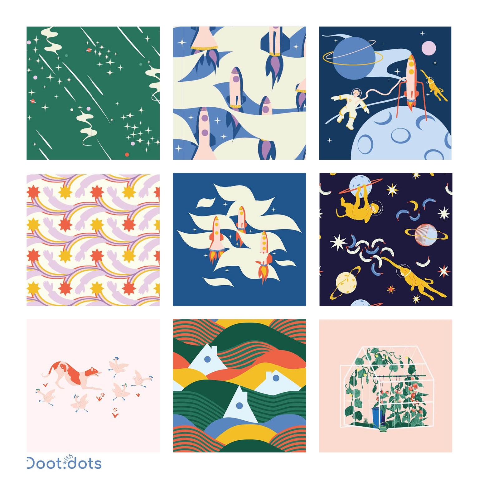 Doot.withdots 3x3 IG template - image 1 - student project