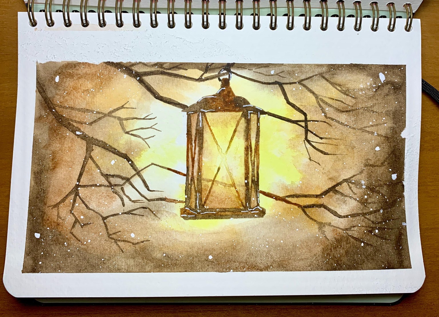 Sunday Painting Winter Holiday Cards - image 1 - student project