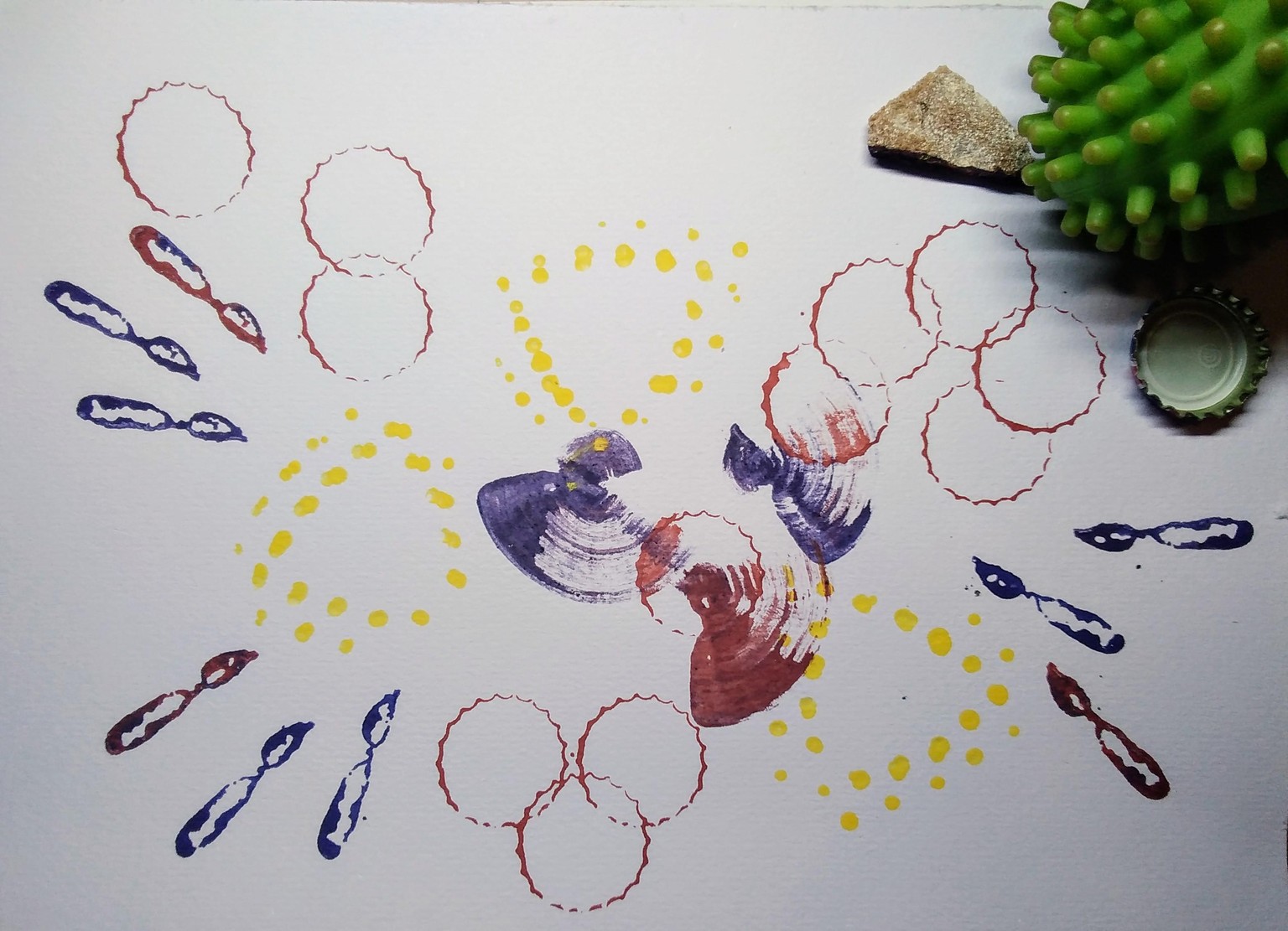 Mark Making with Everyday Objects - image 1 - student project