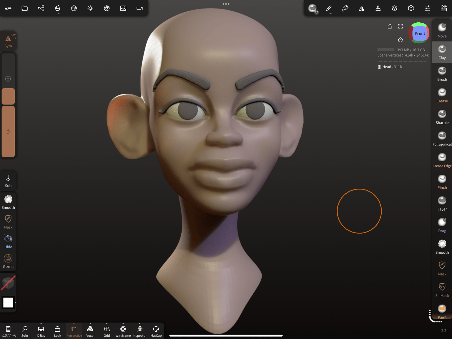 Human Head - Dave Reed Course - image 2 - student project