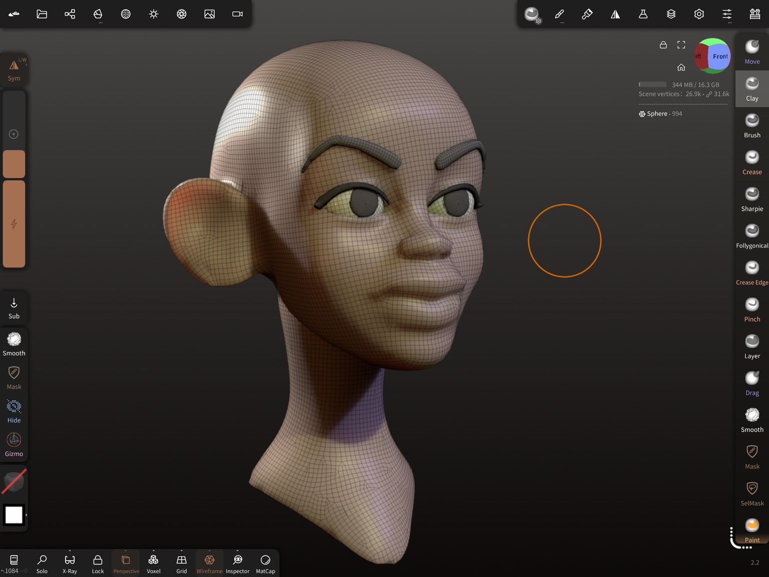 Human Head - Dave Reed Course - image 1 - student project