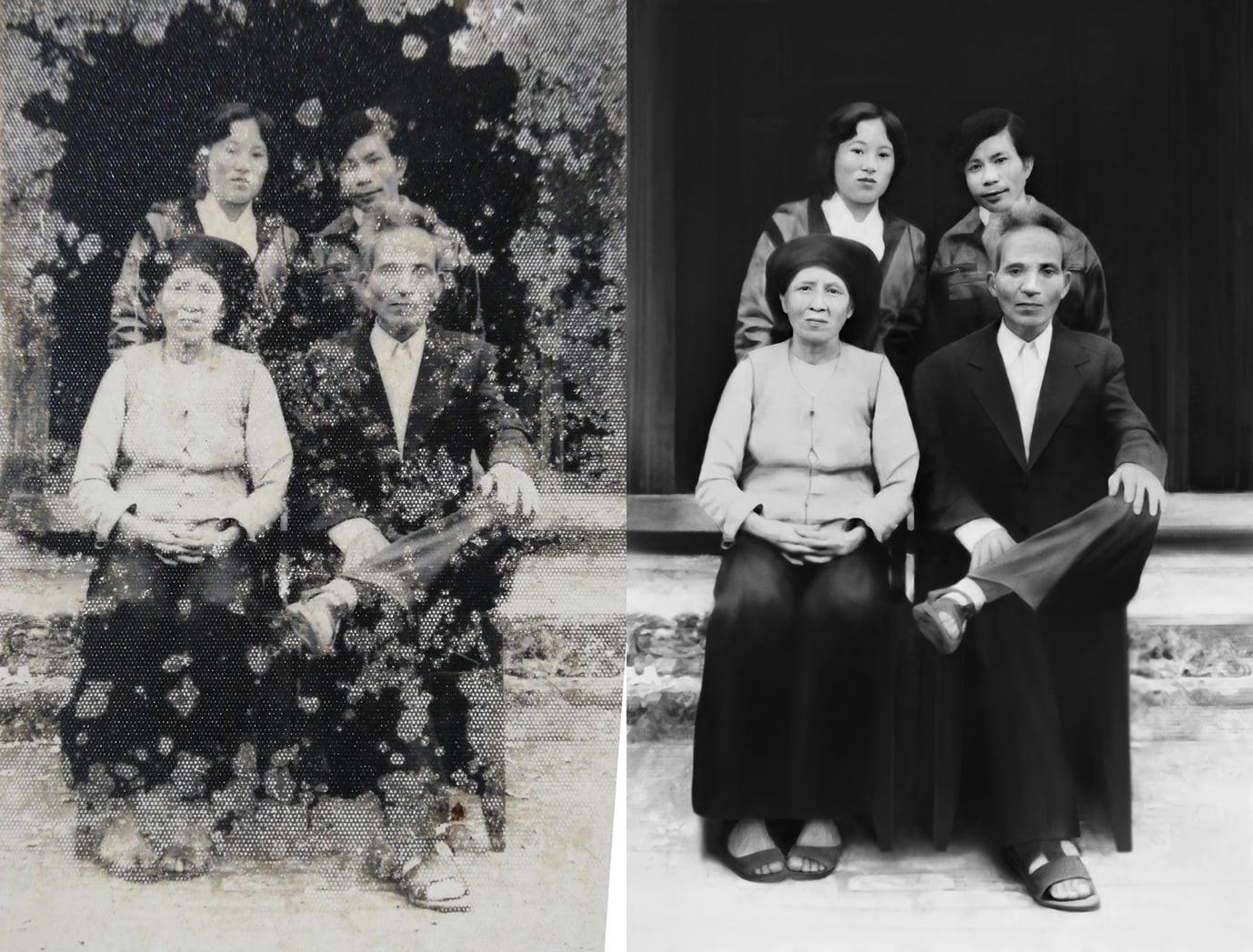 Mom and Son Photo Restoration - image 1 - student project