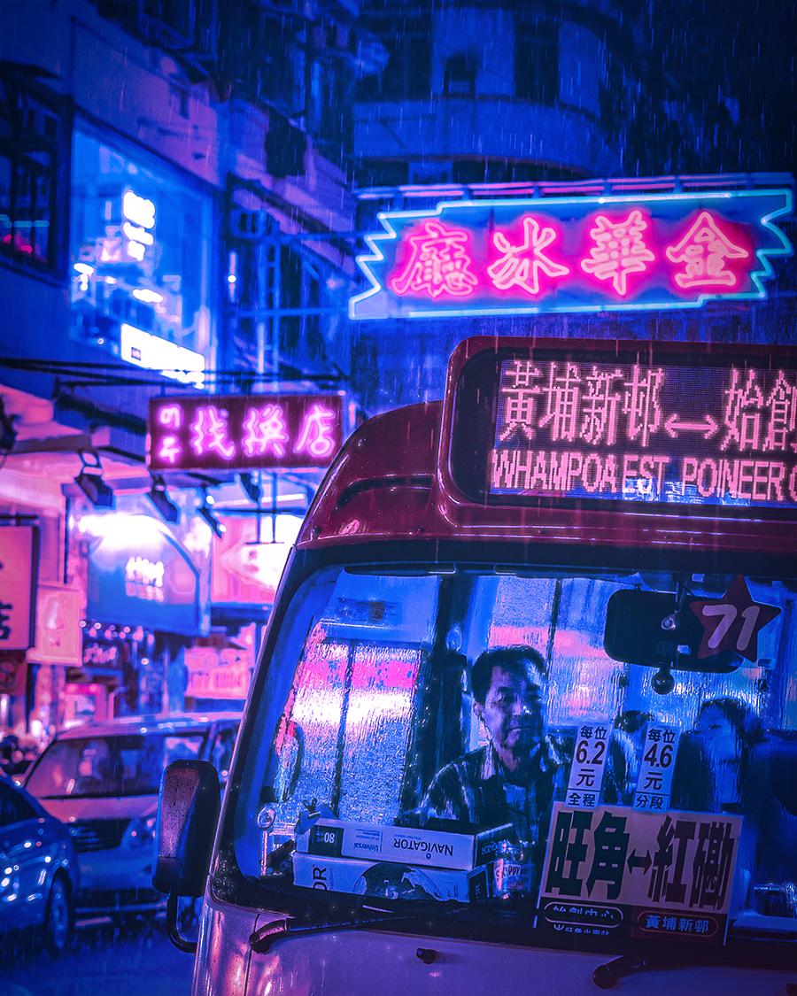 Neon city - image 1 - student project