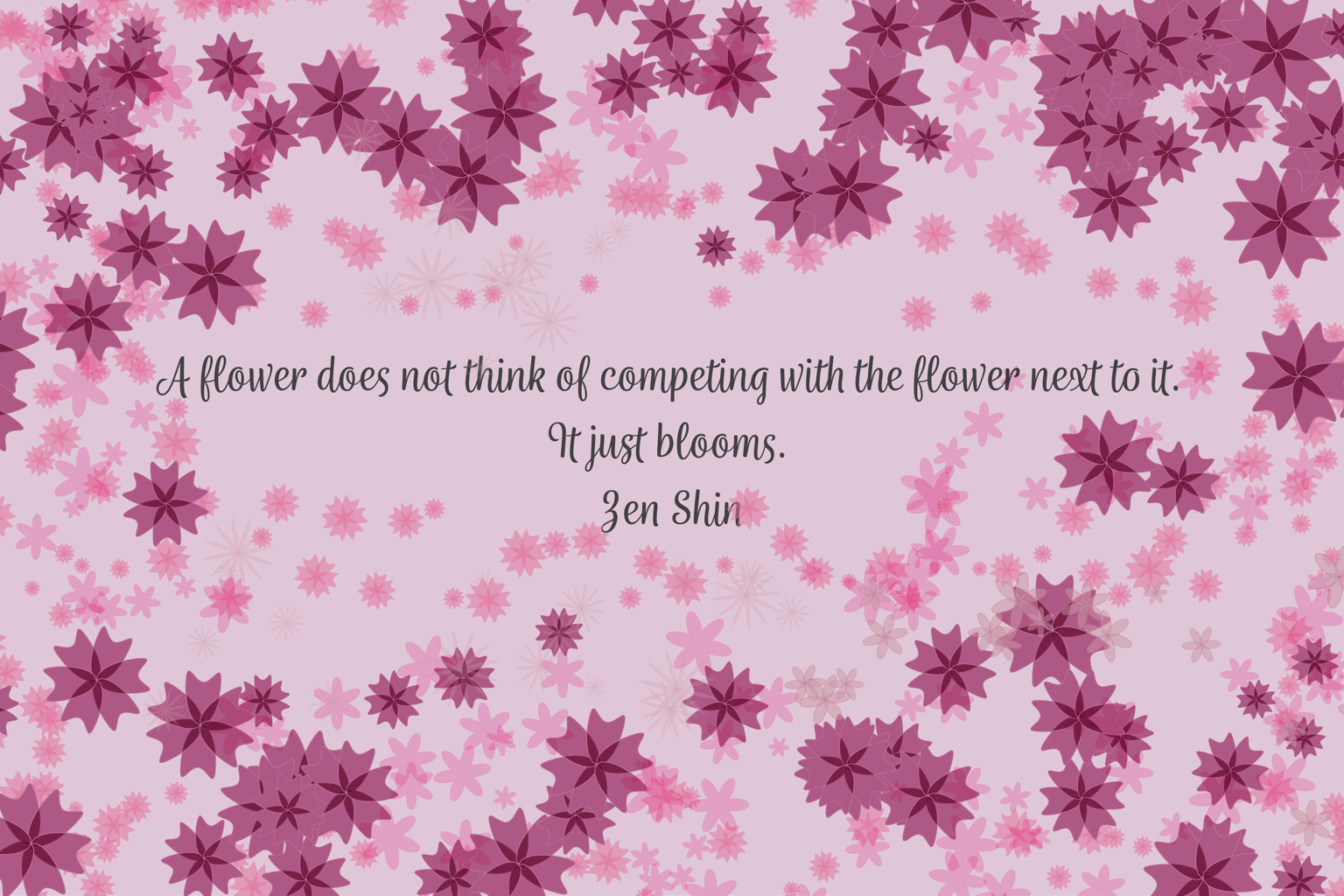 Semi Transparent Scatter Brush - Flowers - image 1 - student project