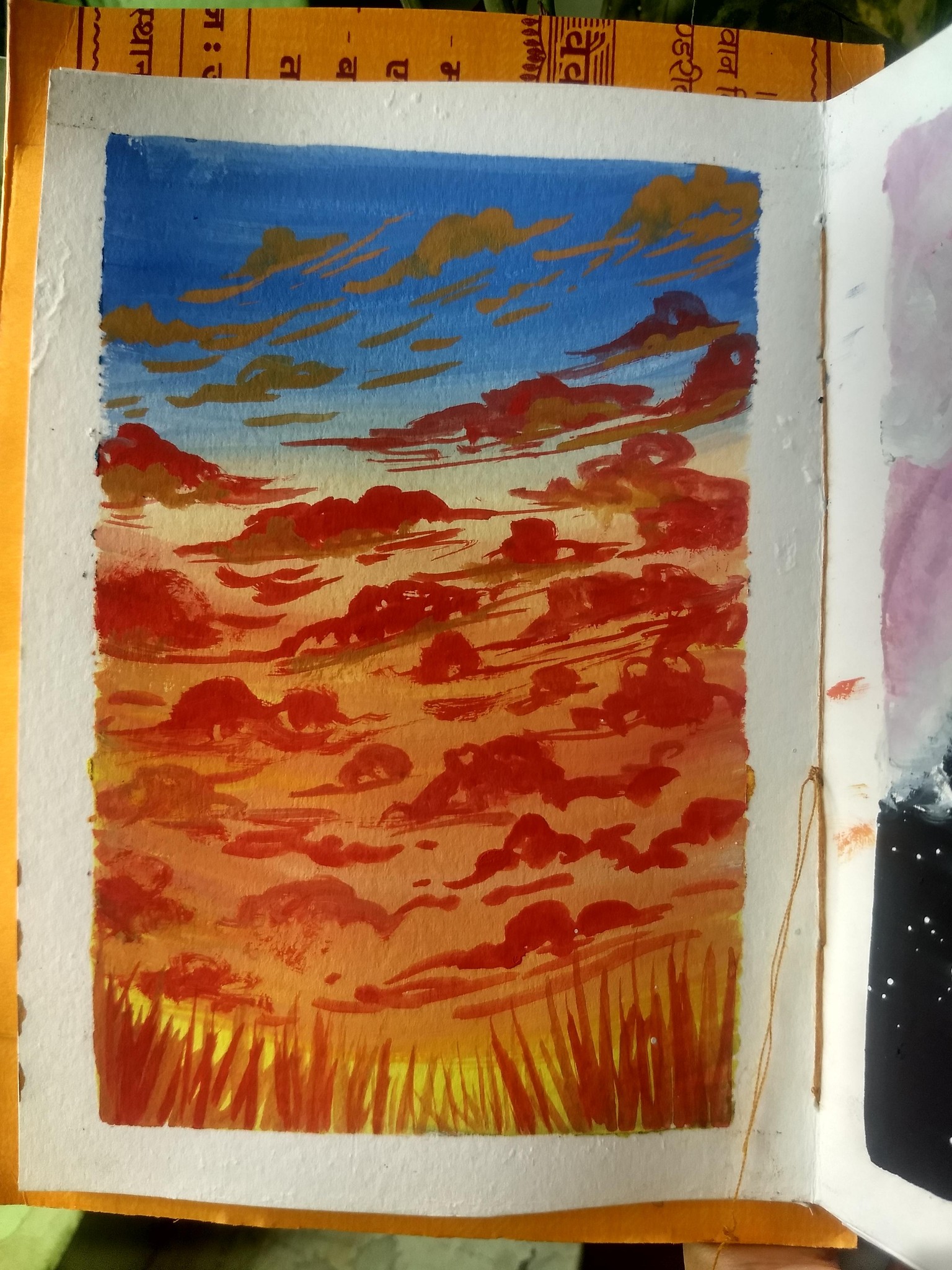 Gouache sky - image 1 - student project