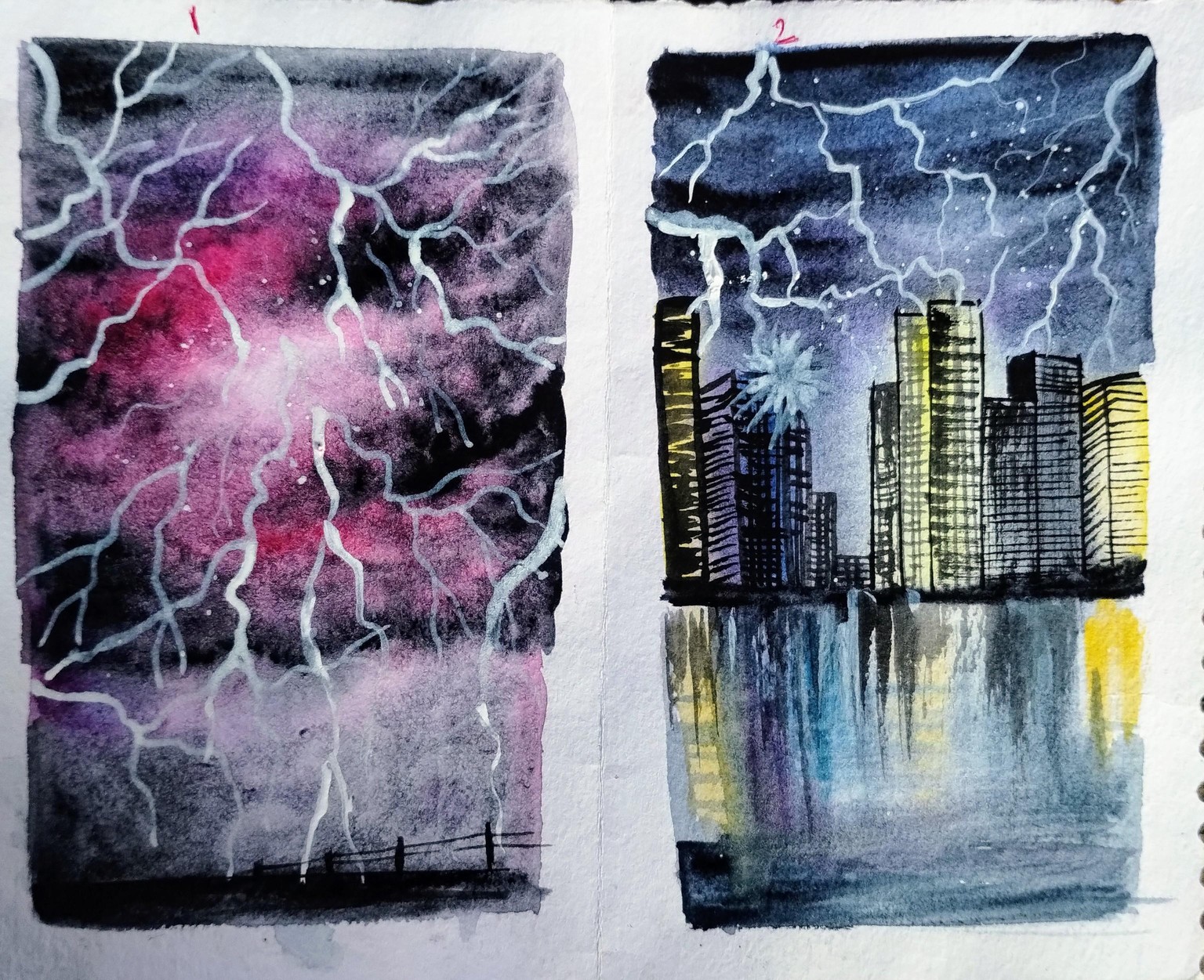 Thunderstorm and lightening with Mayuri - image 1 - student project