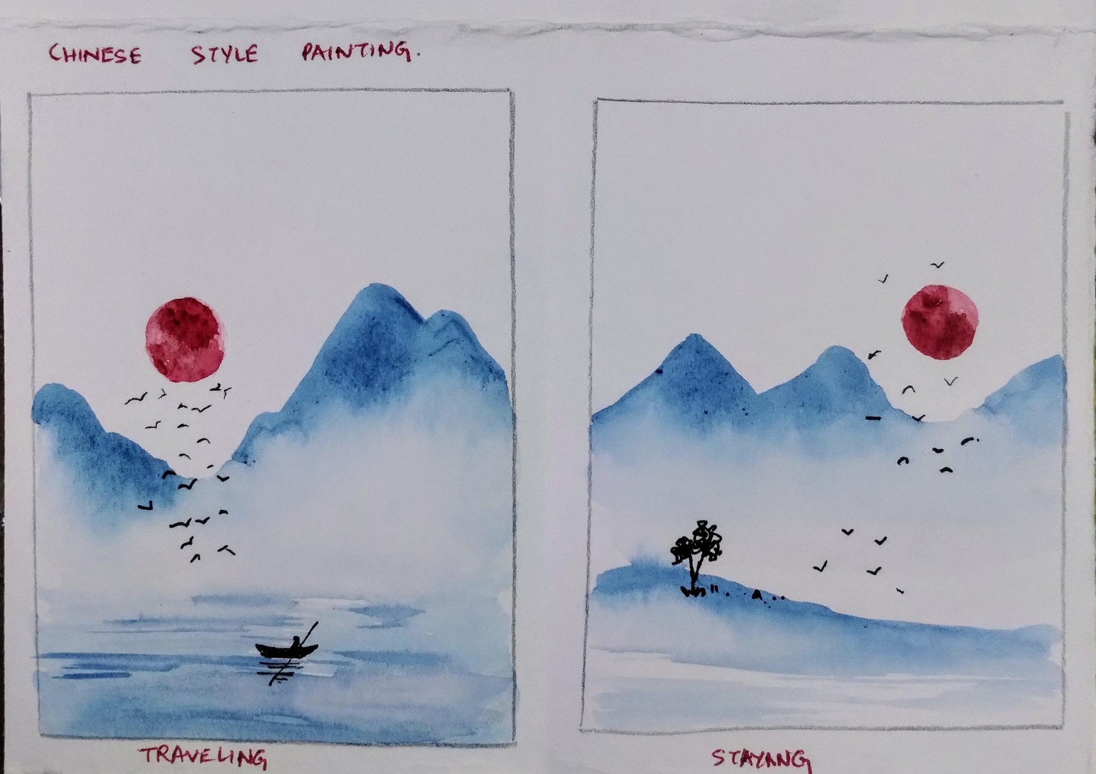 Chinese style painting with Bianca - image 1 - student project