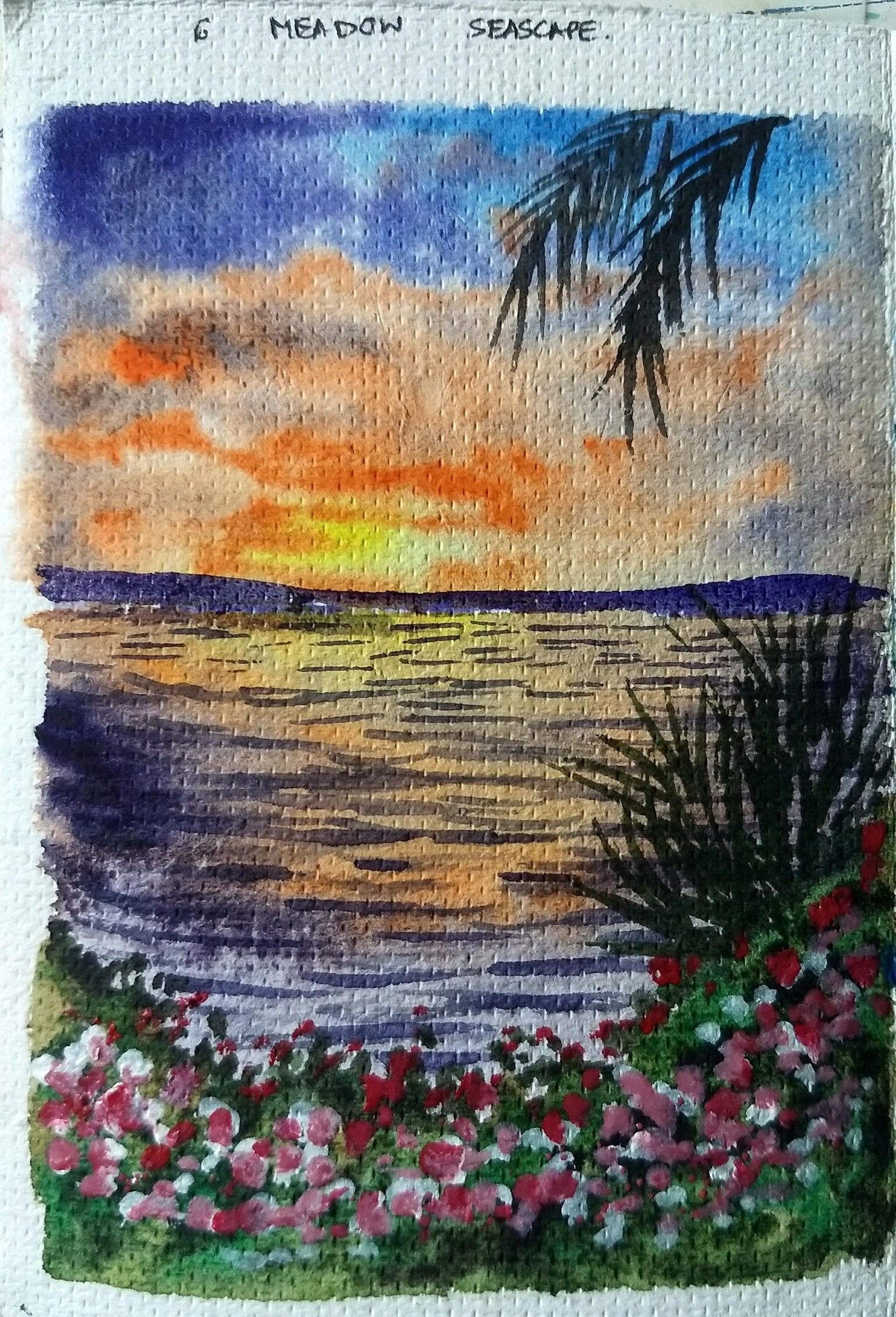 21 days watercolor seascape with umashree - image 16 - student project