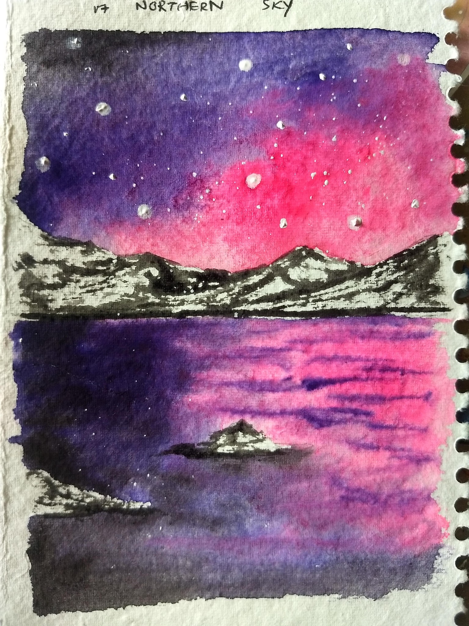 21 days watercolor seascape with umashree - image 15 - student project
