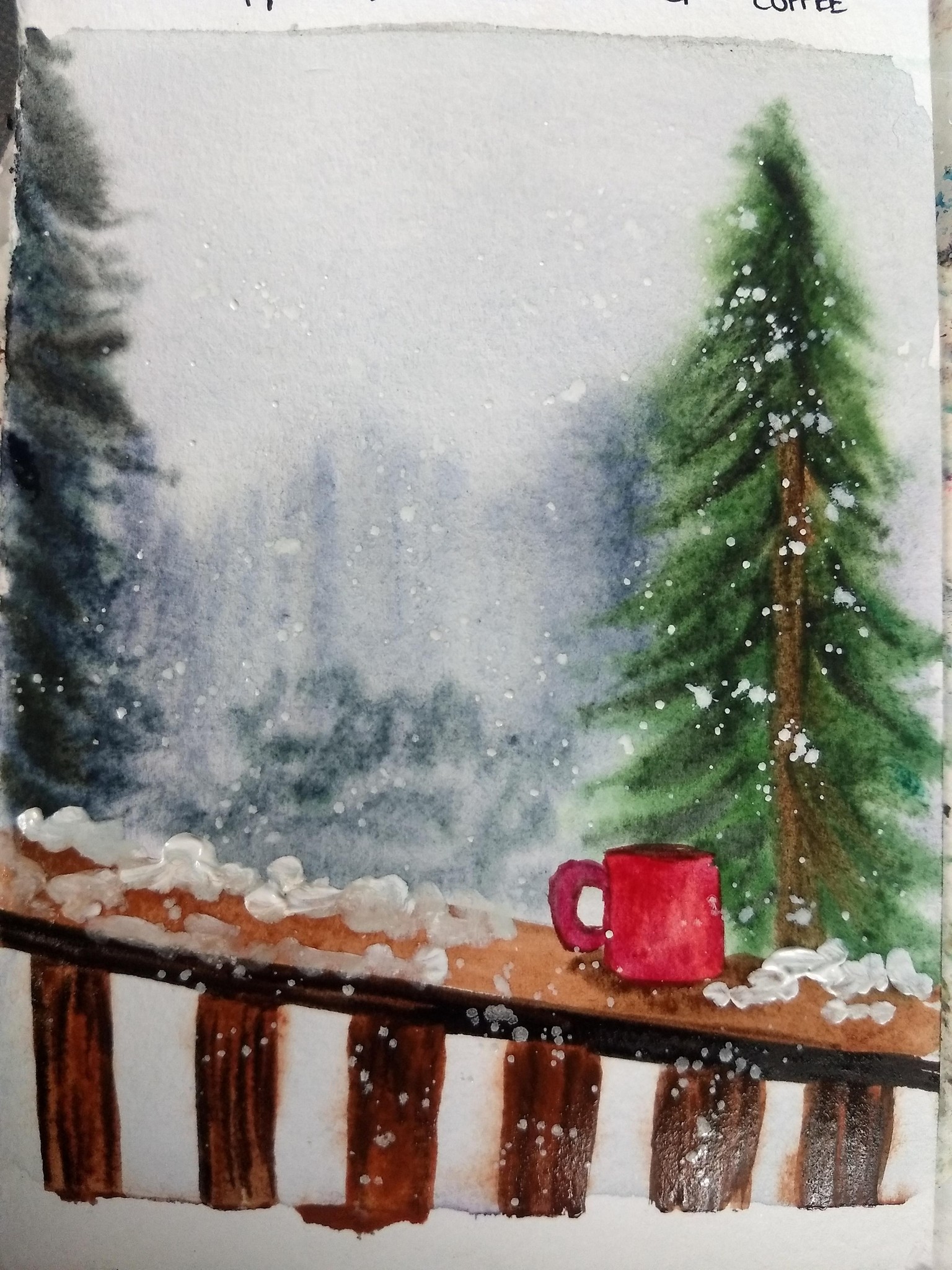 Winter landscape with Umashree - image 21 - student project